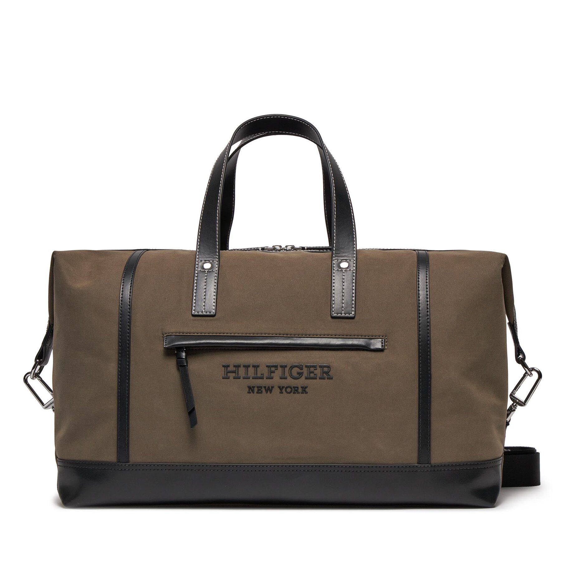Torba weekendowa Tommy Hilfiger Khaki Th Prep Classic Duffle AM0AM11814