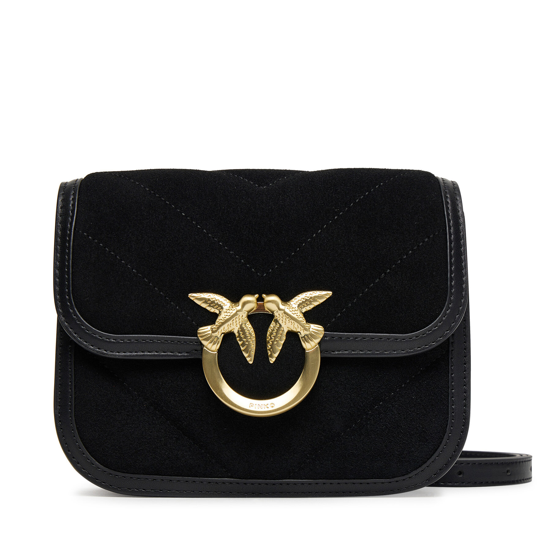 PINKO Τσάντα PINKO Love Box Bag Fl Mini AI 25-26 PLTT 104297 A2JH Μαύρο