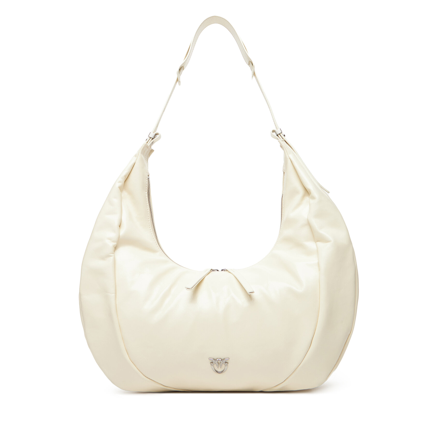 Geantă PINKO Slouchy Hobo Big PE 25 PLTT 104295 A26J Écru