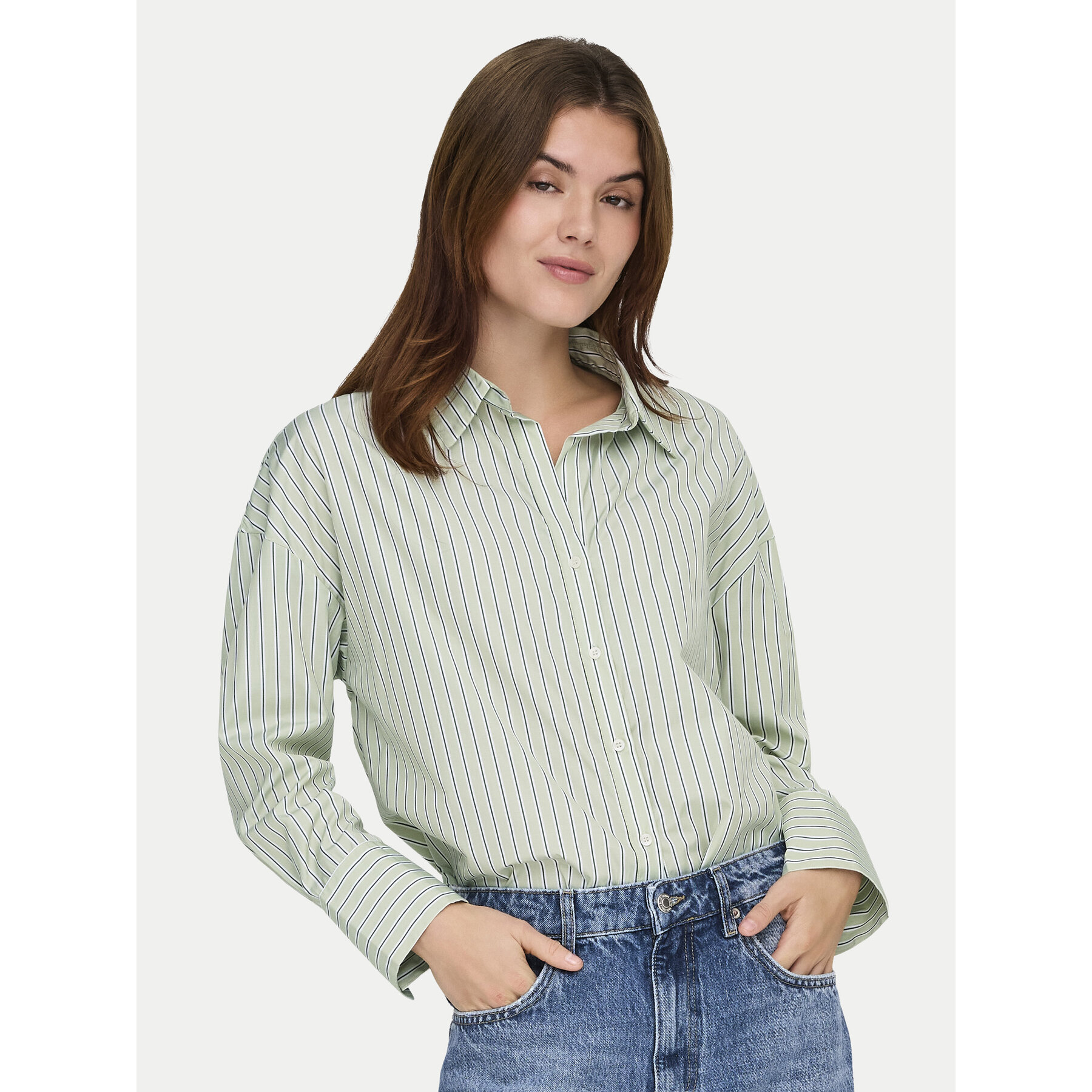 ONLY Hemd Oregon 15367554 Grün Regular Fit