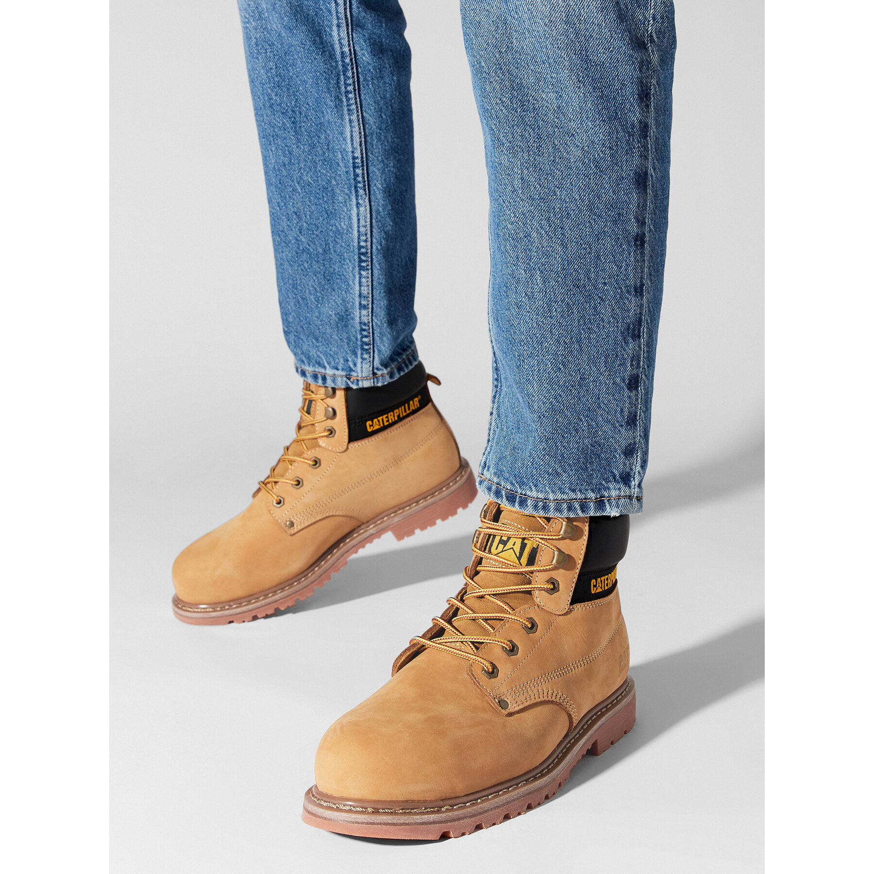 Outdoorová obuv CAT Footwear Powerplant S3 Hro P724626 Žltá
