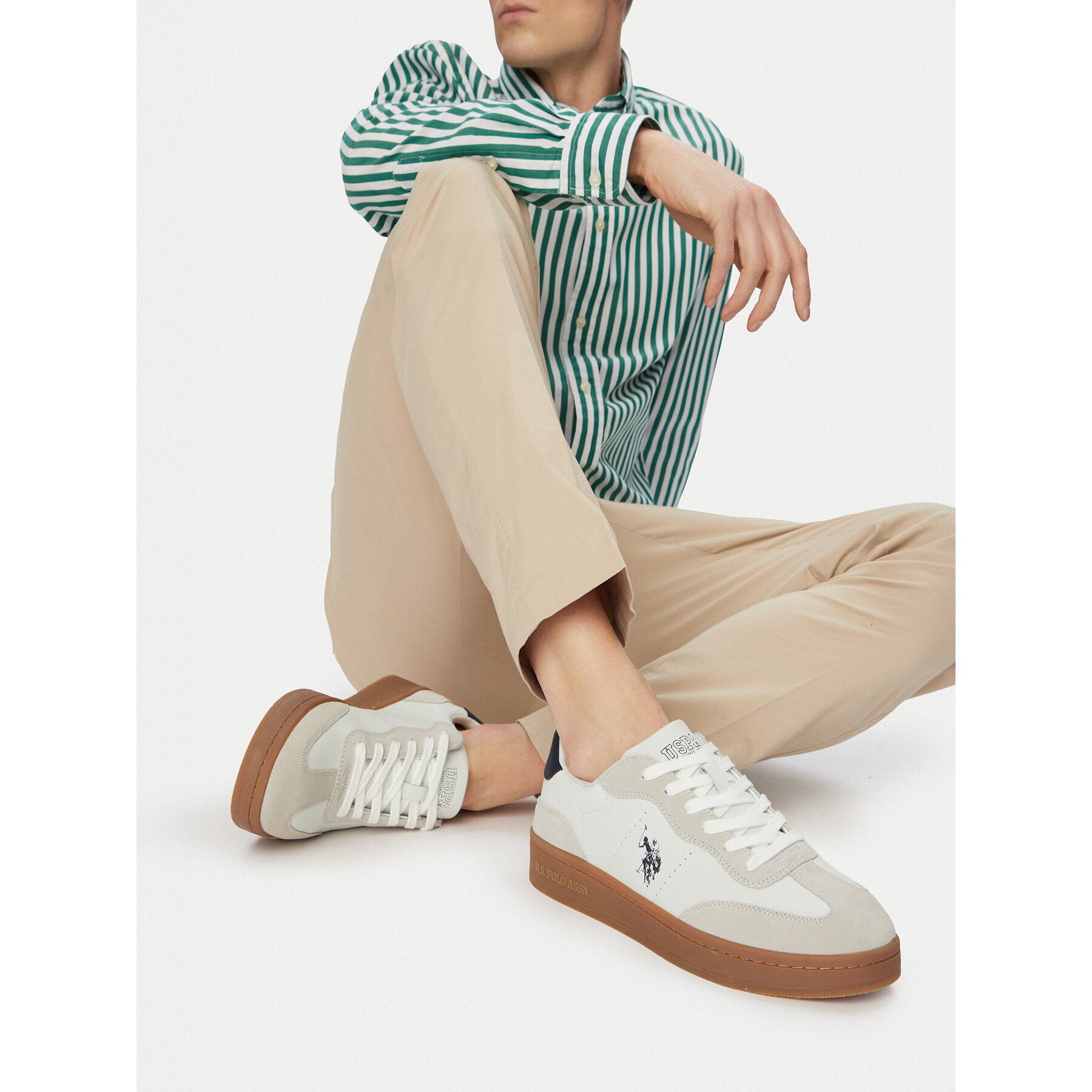 Sneakers U.S. Polo Assn. EO-ROWAN001M/6LS1 Alb