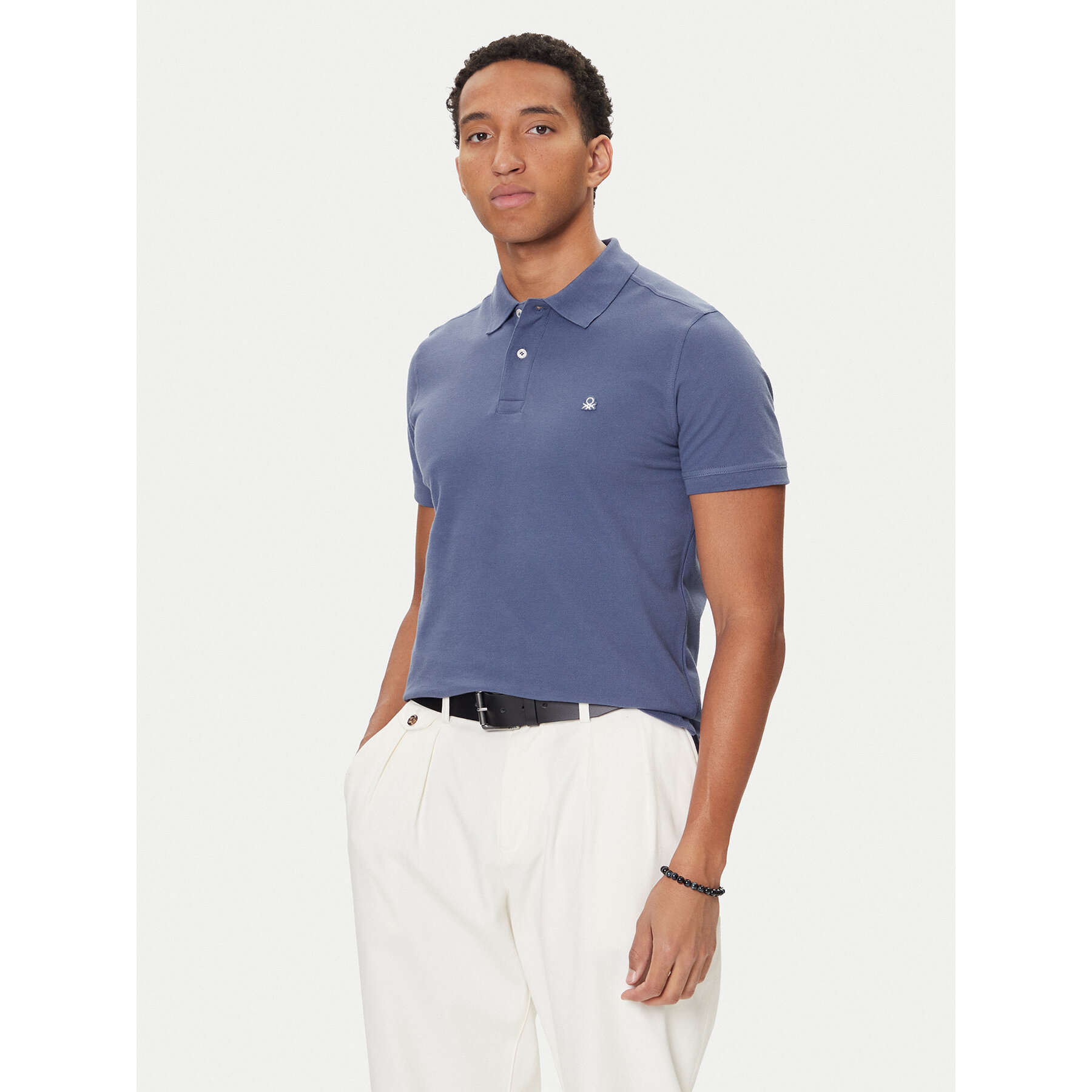 United Colors Of Benetton Polo 3089J3179 Σκούρο μπλε Regular Fit