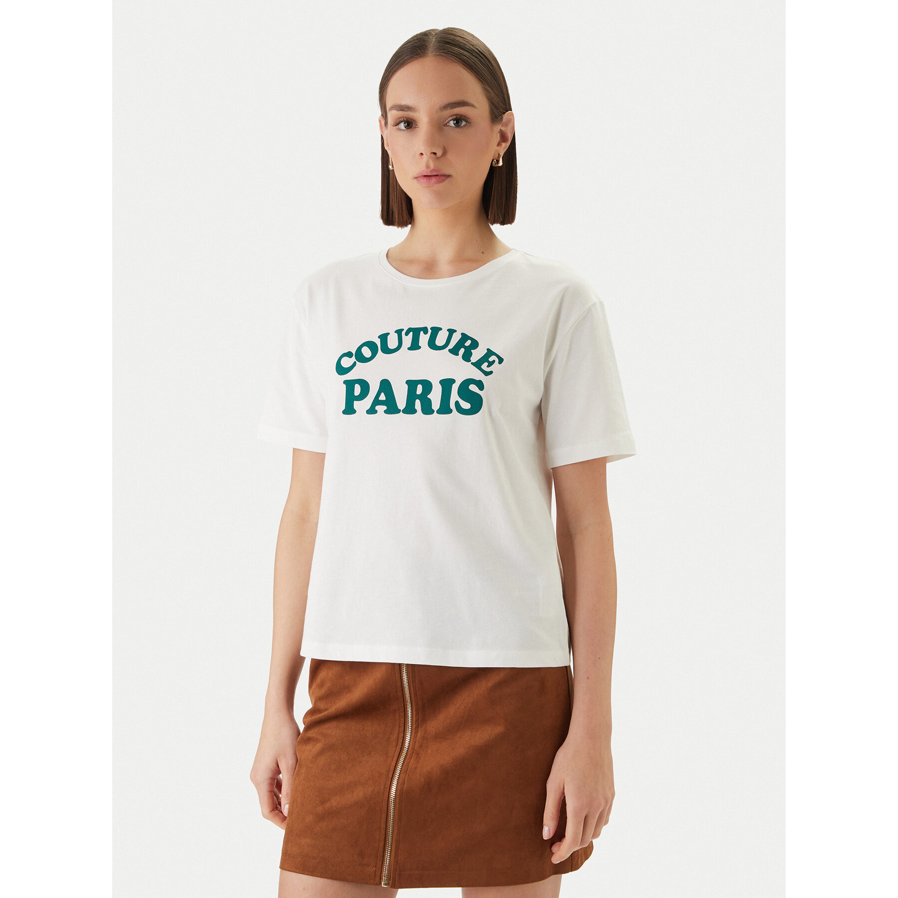 Morgan T-Shirt 261-DARIS Weiß Regular Fit