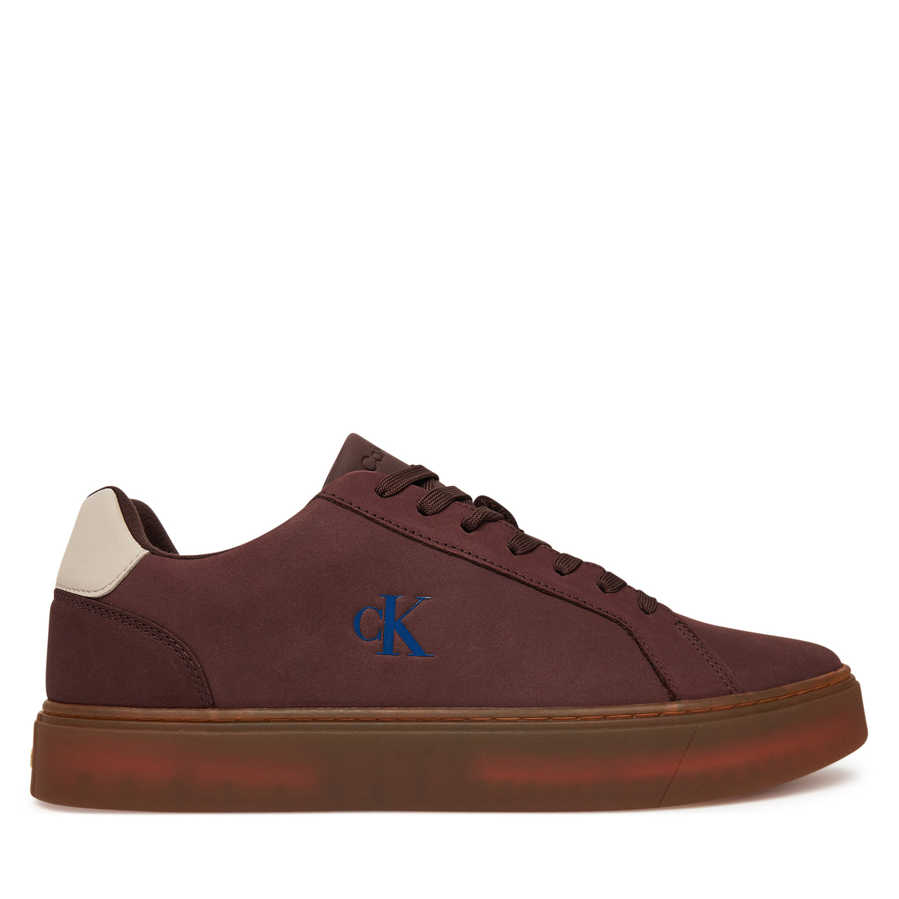 Tenisice Calvin Klein Classic Cupsole Laceup YM0YM01432 Ljubičasta