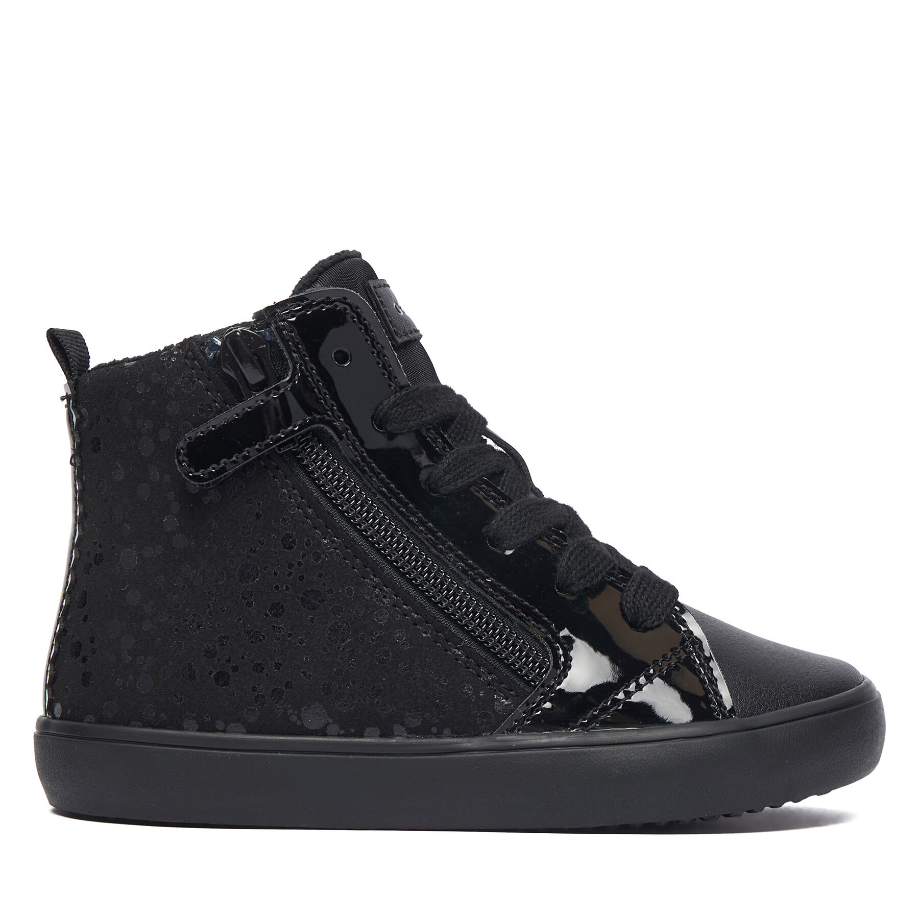Sneakersy Geox J Gisli Girl J664ND 0AU02 C9999 M Čierna