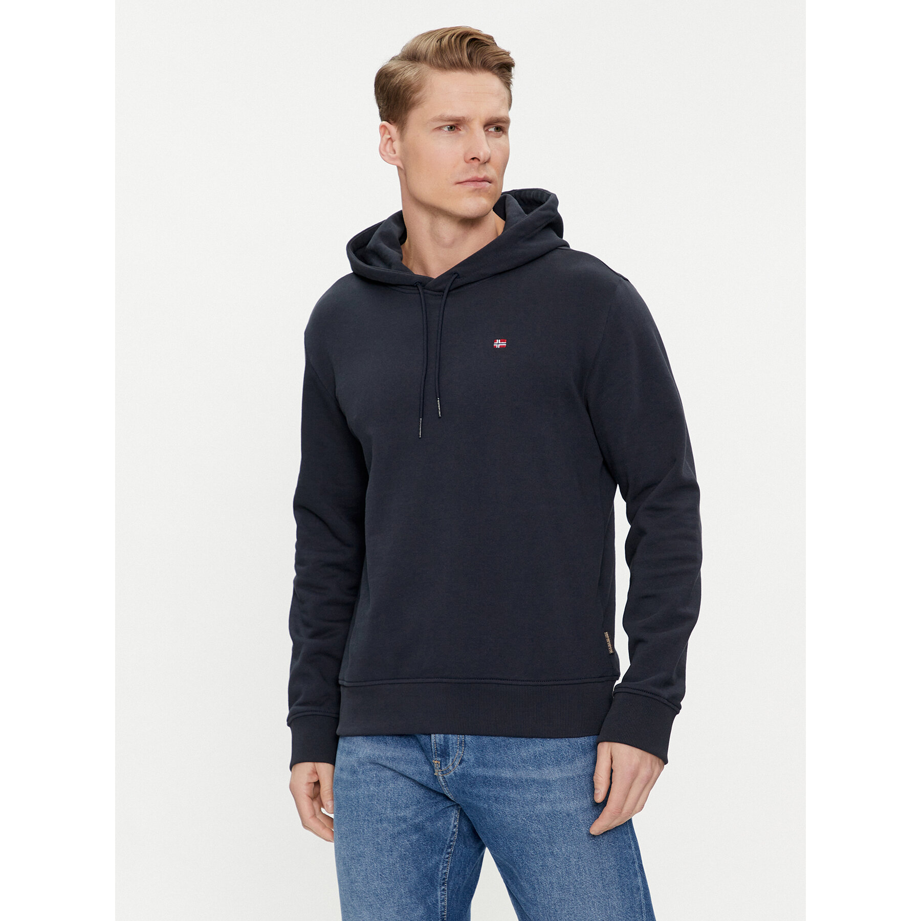 Napapijri Sweatshirt Balis NP0A4H8A Dunkelblau Regular Fit
