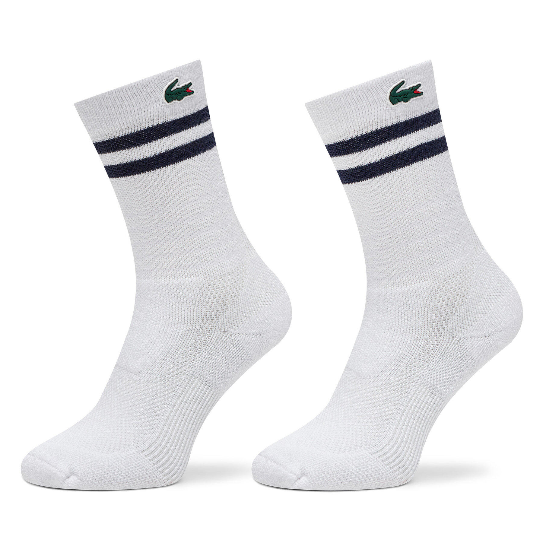 Unisex Magasszárú Zokni Lacoste, Méret: 47.50, Fehér, RA1095