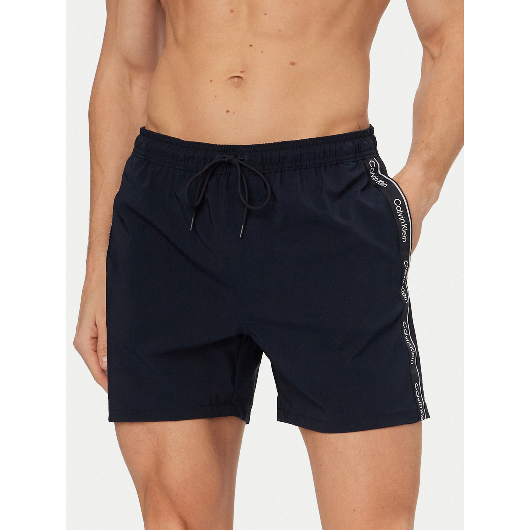 Calvin Klein Swimwear Badeshorts LV00N61002 Dunkelblau Regular Fit