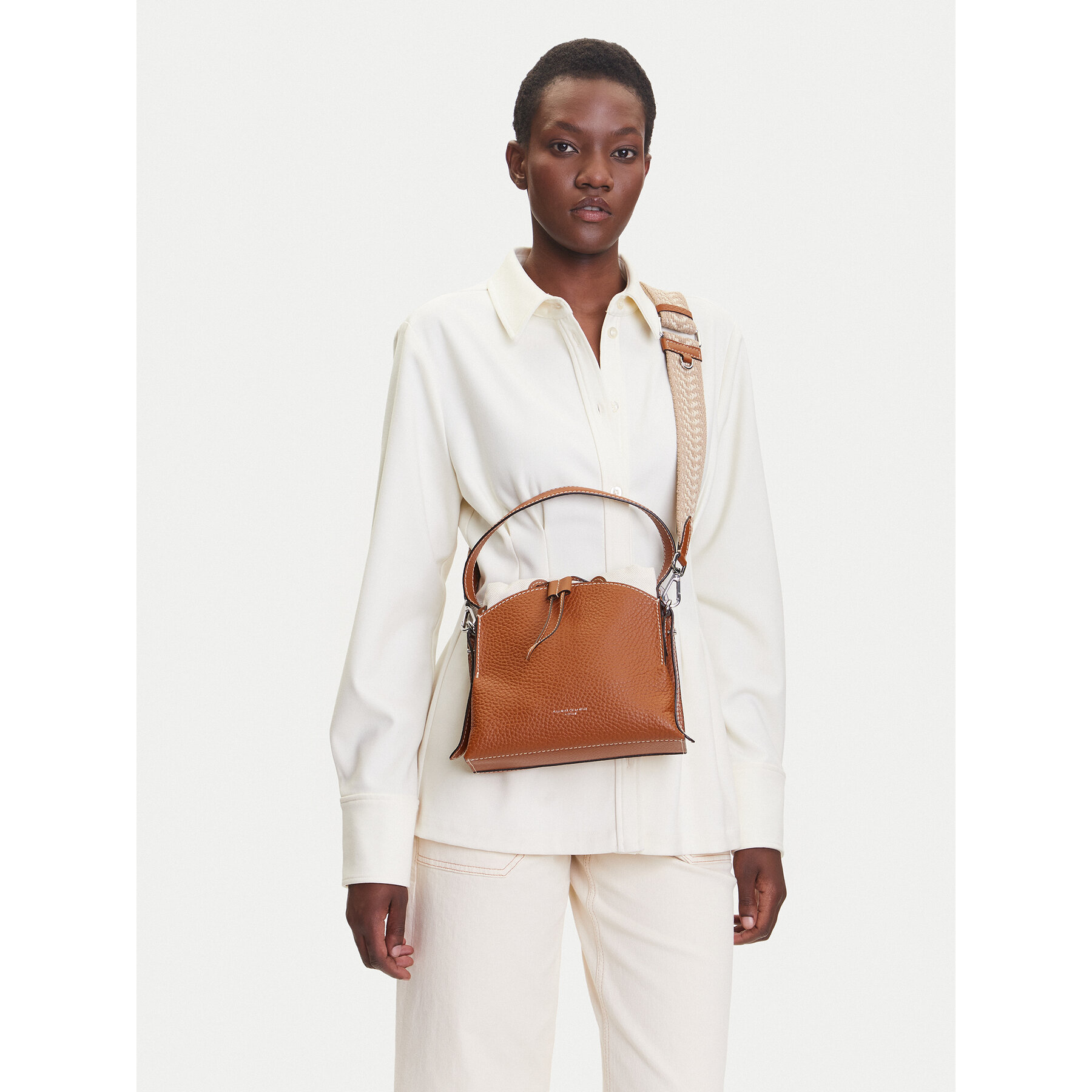 Дамска чанта Gianni Chiarini Asia BS 11235 RNGDBL-NAETN Кафяв