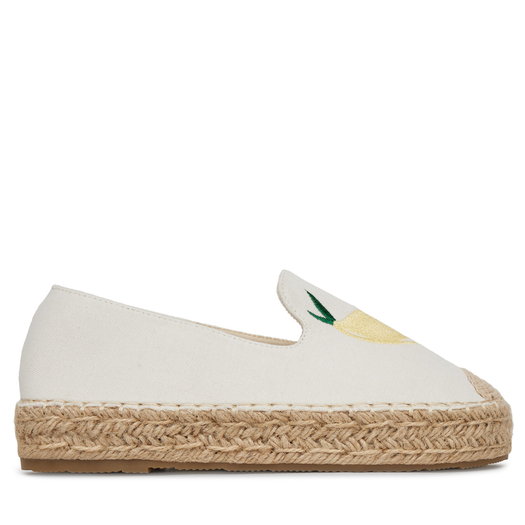 Espadrile DeeZee 8-807-2 Alb
