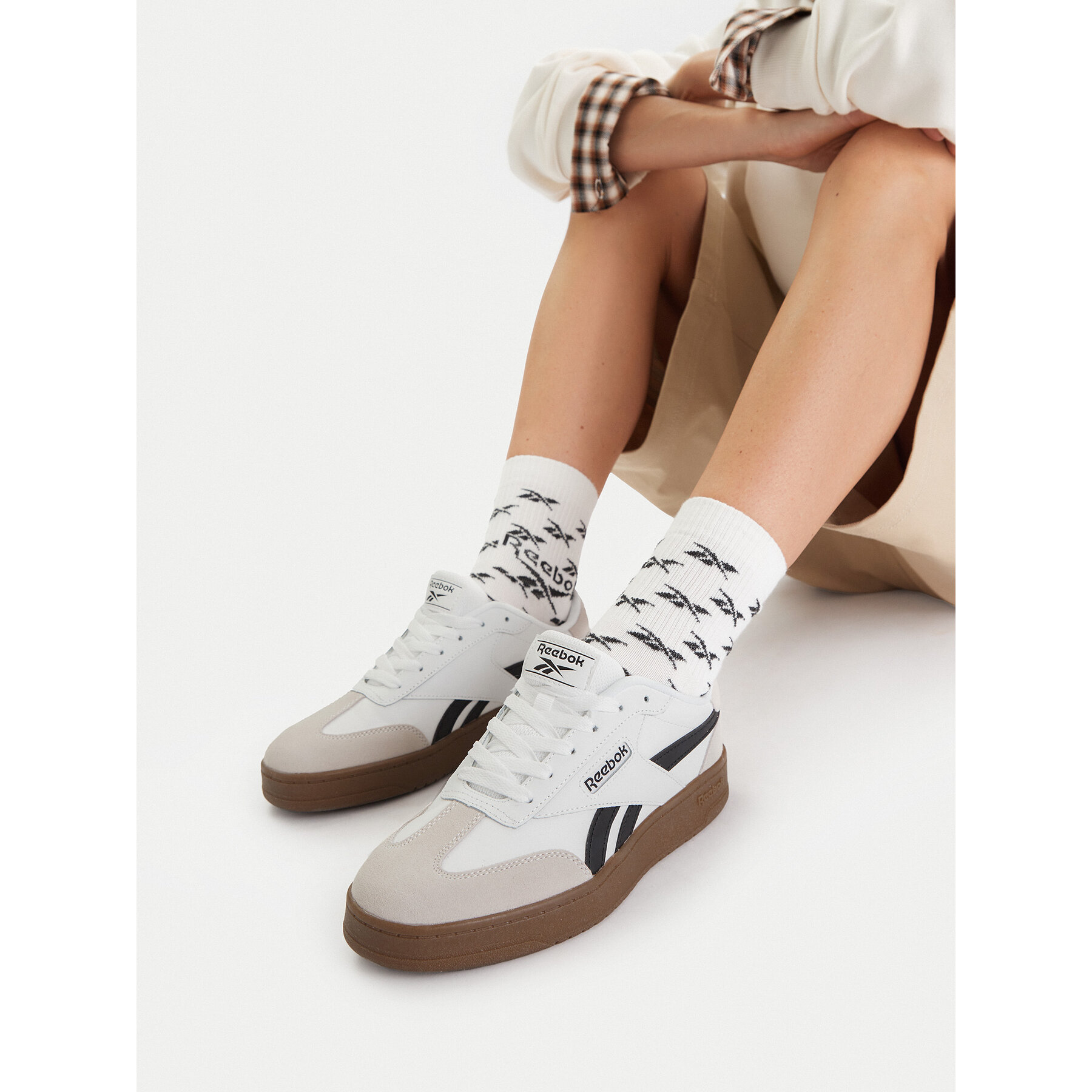 Sneakers Reebok FORTE LOUNGER DOUBLE UP AR30255WWCX Alb
