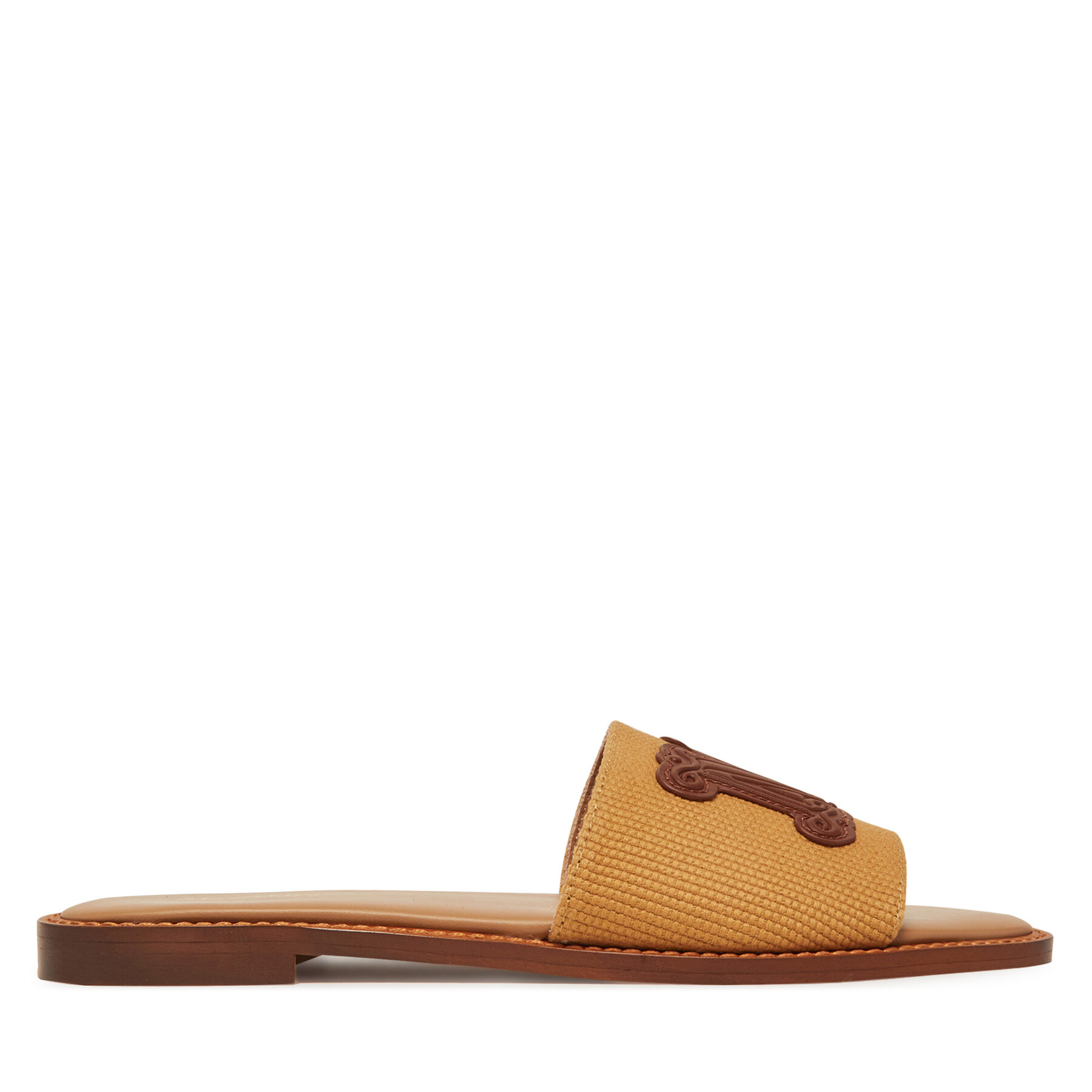 Damen Pantoletten Max Mara, Schuhgröße 39, Braun, 2516521019600