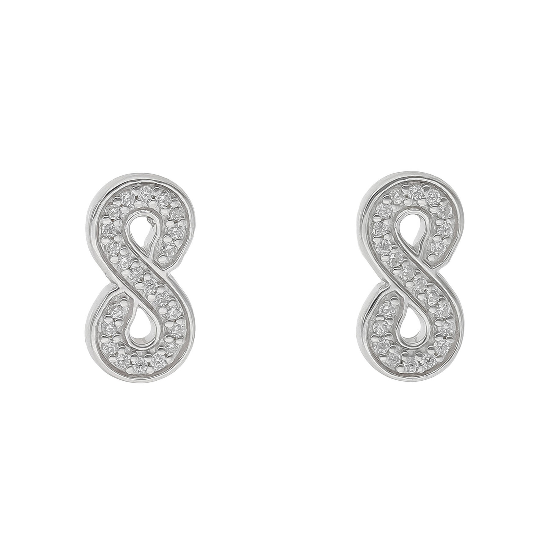 Náušnice Fossil Sterling JFS00634040 Strieborná