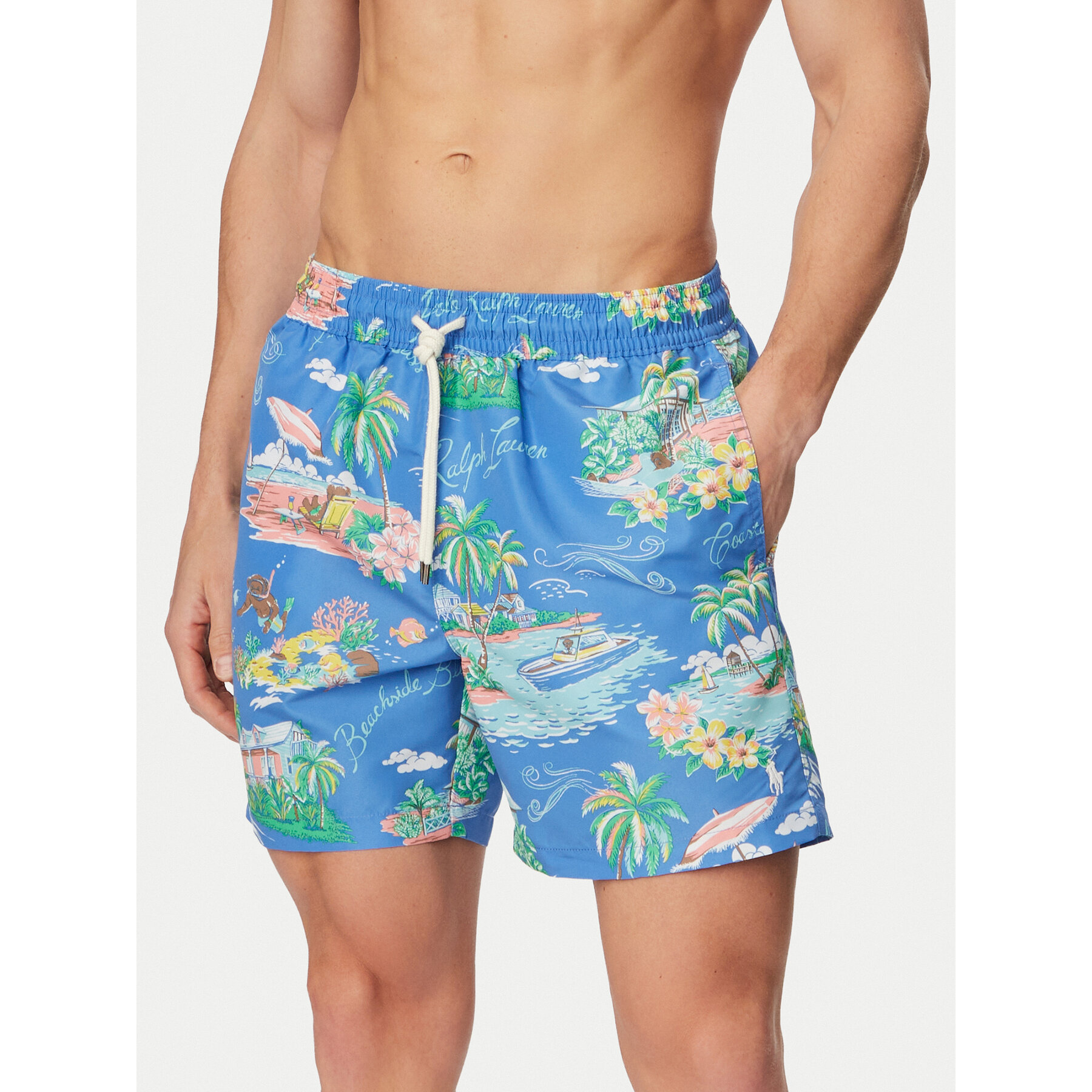 Polo Ralph Lauren Badeshorts 710B13657001 Hellblau Classic Fit