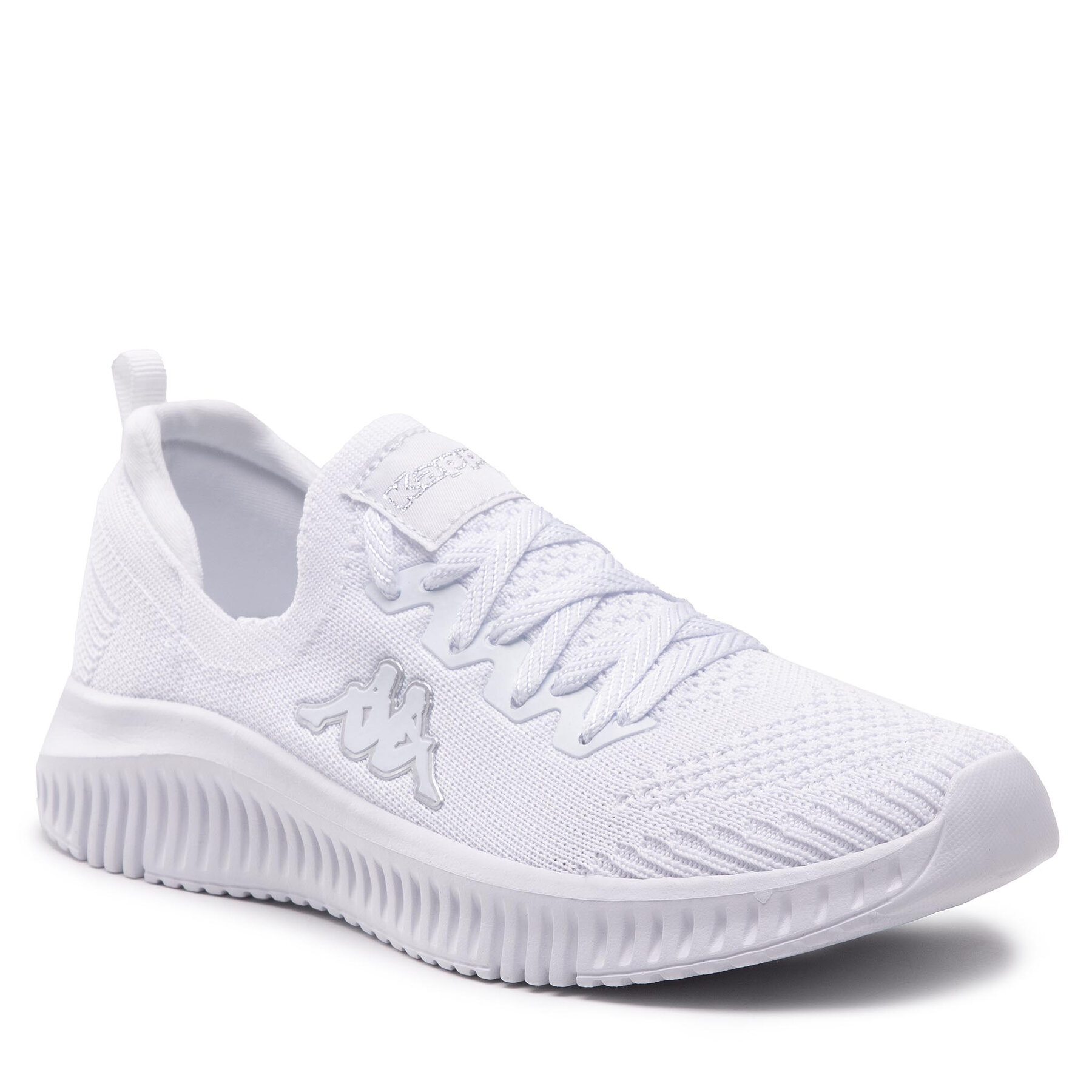 Sneakers Kappa 243095 White/Silver 1015 epantofi.ro imagine noua