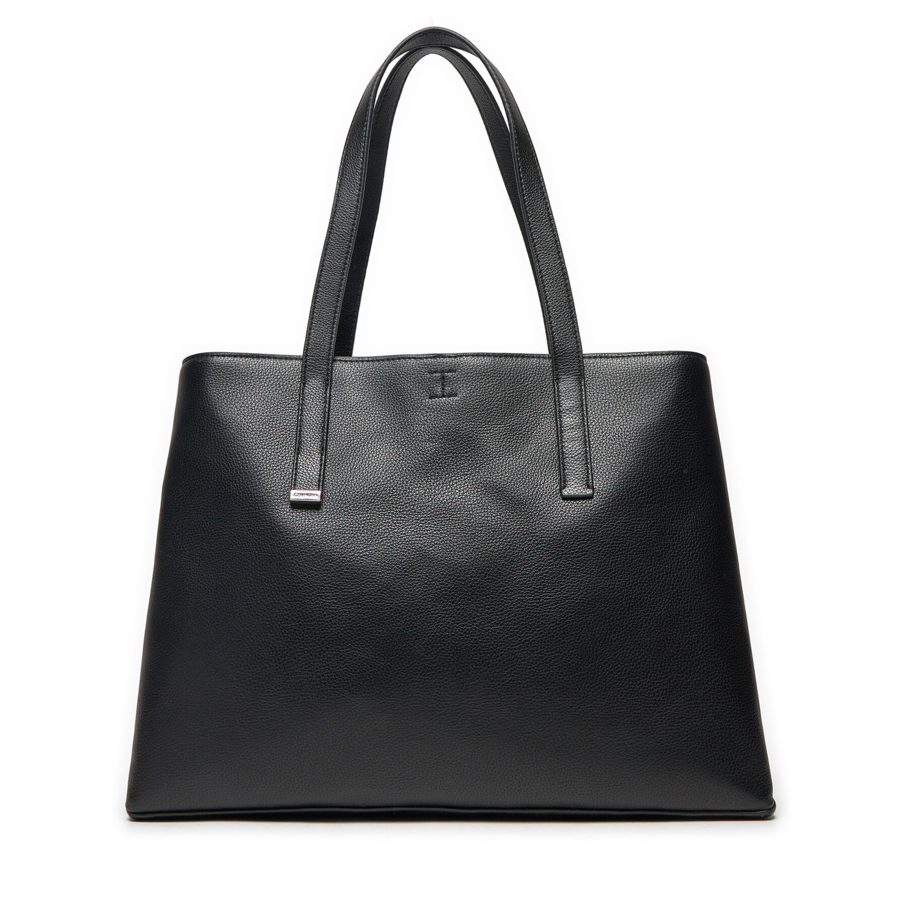 Kabelka Calvin Klein Ck Plaque Medium Shopper K60K612782 Čierna