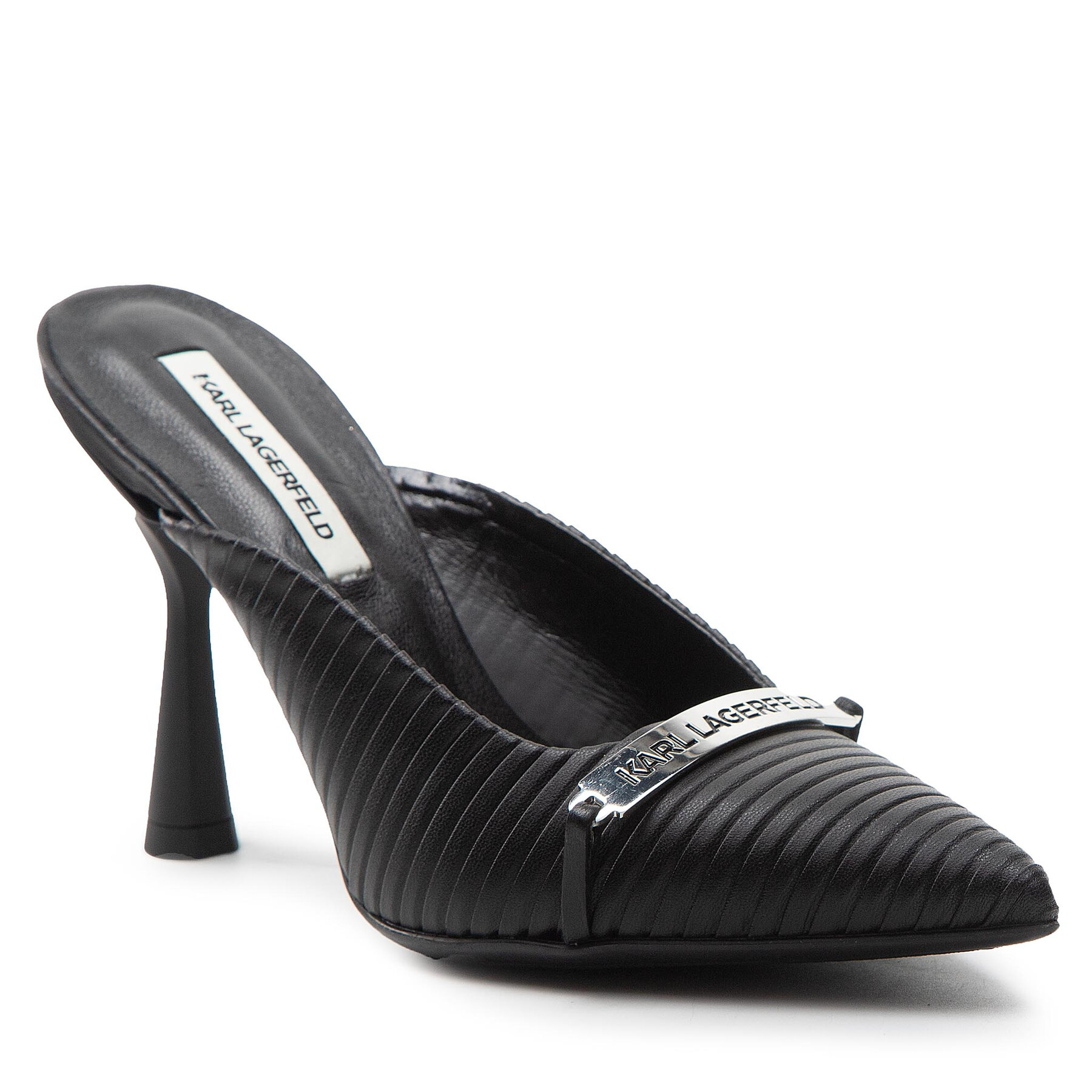Șlapi KARL LAGERFELD KL30885 Black epantofi.ro imagine noua