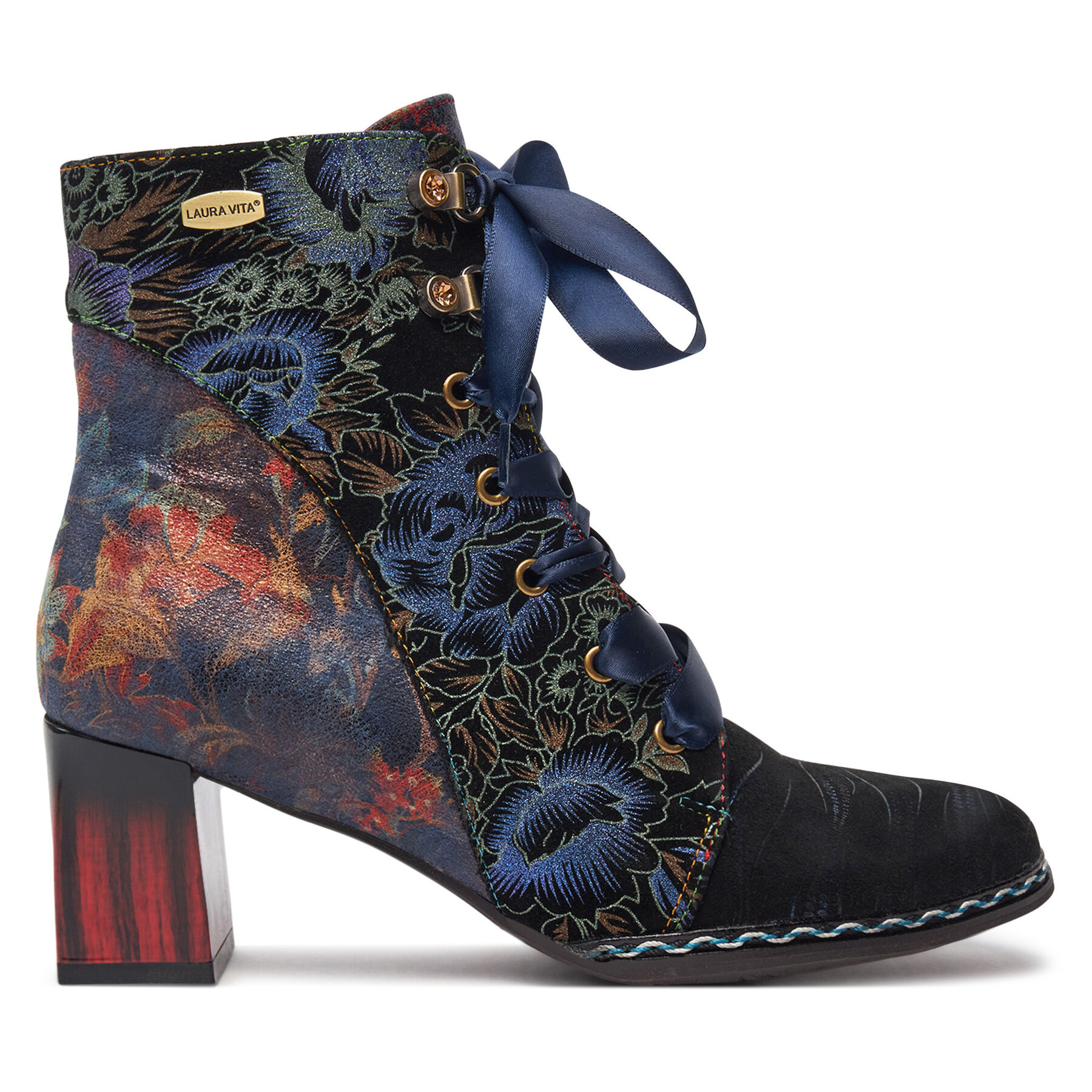 Botines Laura Vita Gaclao 40 Azul