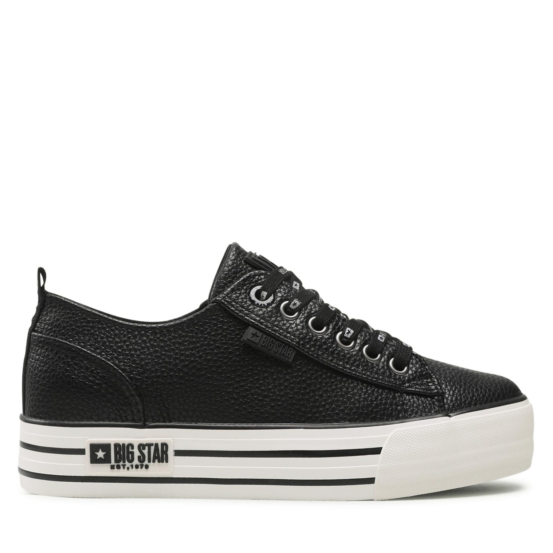 Dámske Plátenky Big Star Shoes, Rozmer: 37, Čierna, KK274015