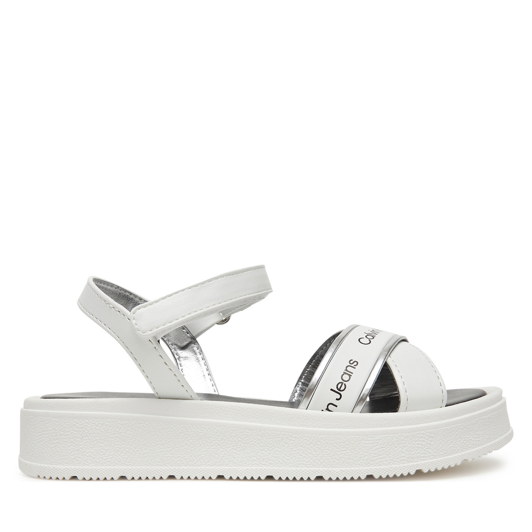 Sandale Calvin Klein Jeans V4A2-82054-0371X M Alb