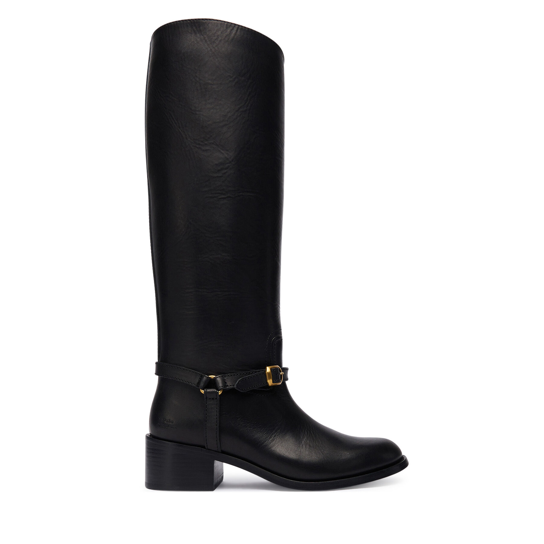 Stivali al ginocchio Polo Ralph Lauren Harness 818963422002 Nero