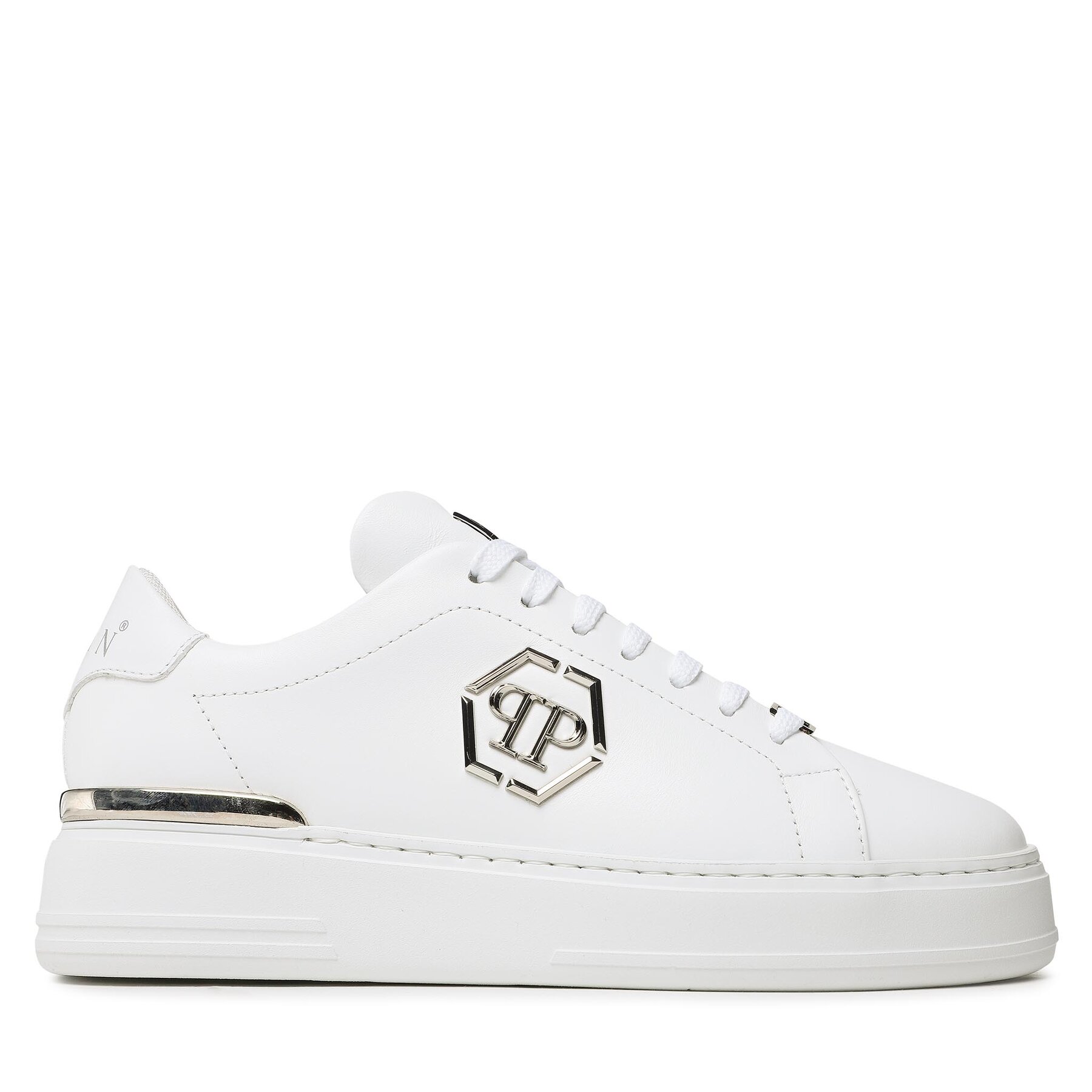 Tenisice PHILIPP PLEIN Leather Lo-Top Sneaker FABS USC0379 PLE075N White 01