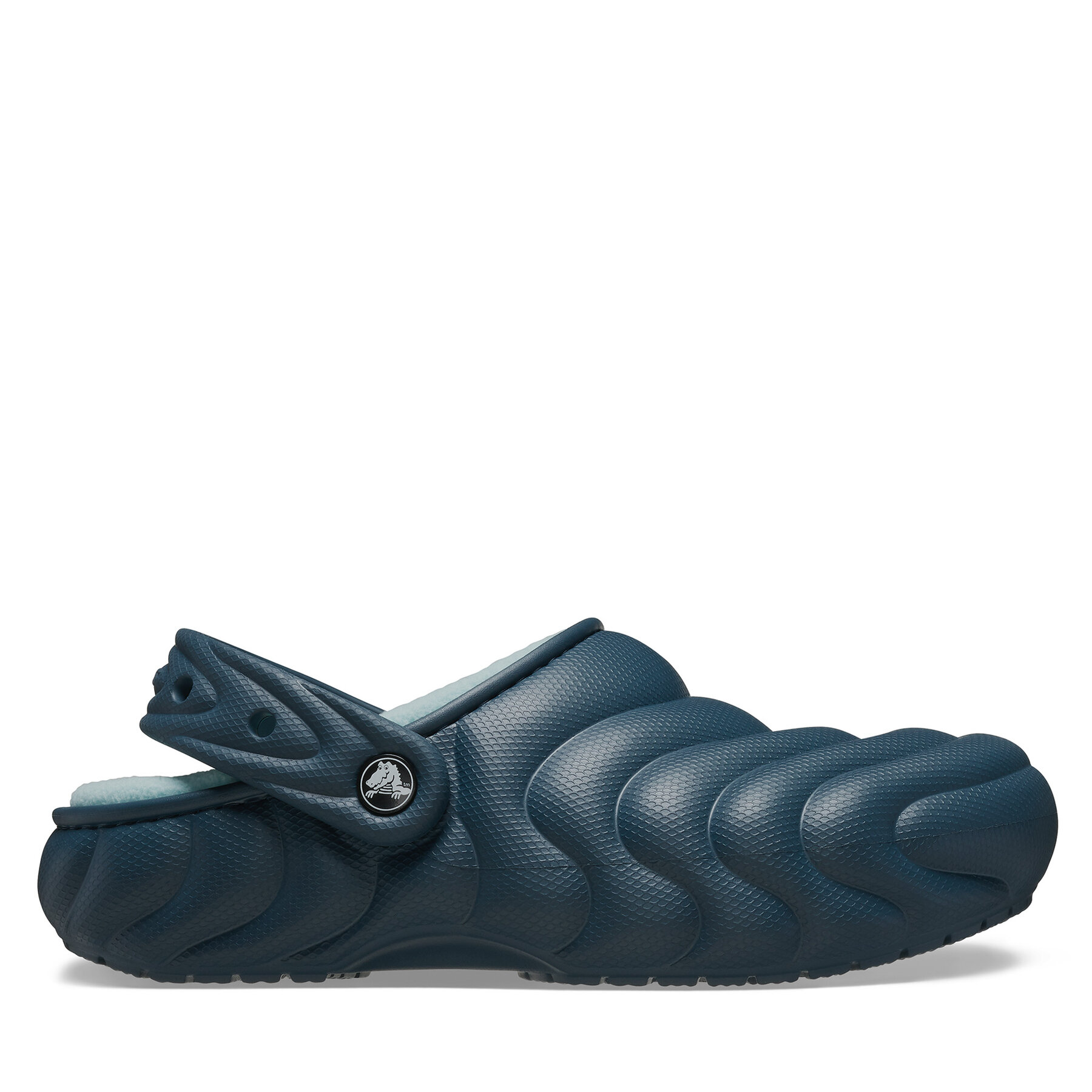 Mules / sandales de bain Crocs Classic Lined Overpuff Clog 210059 Bleu