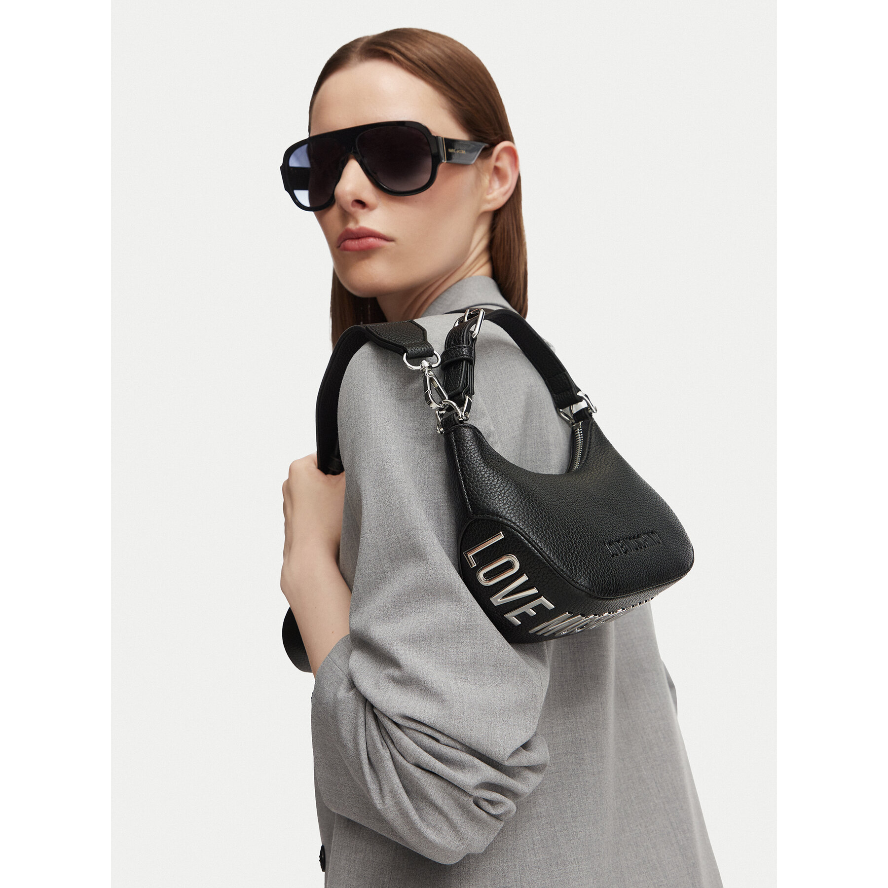 Geantă LOVE MOSCHINO JC4019PP1PLT000B Negru