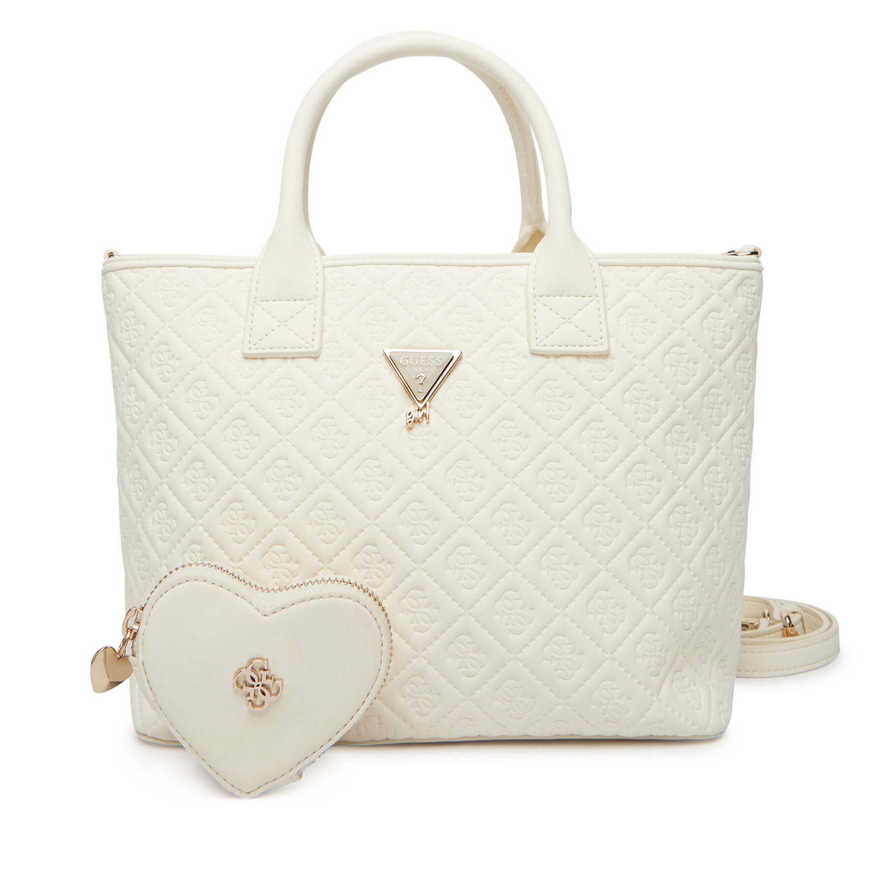 Geantă Guess J6GZ37 WR200 Écru