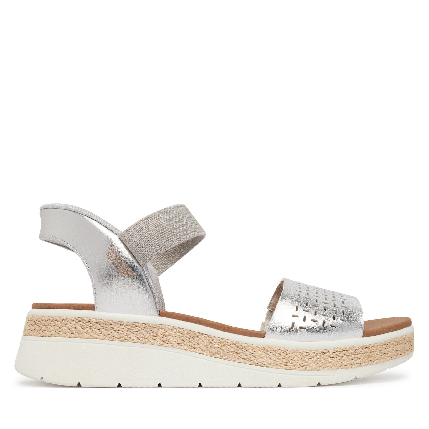 Sandale Skechers Bobs Sun Ray 114415/SIL Srebrna