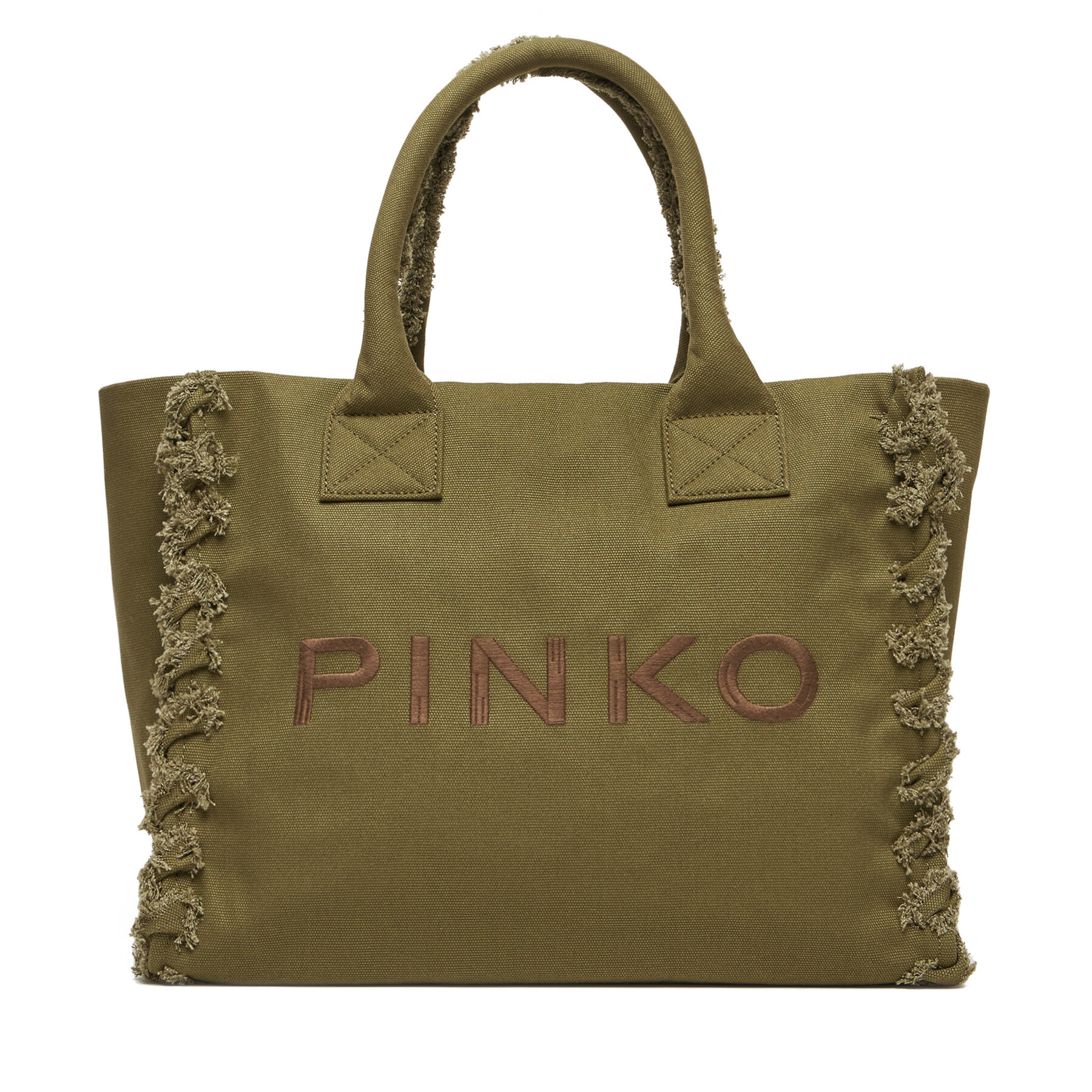 Geantă PINKO Beach Shopping PE 24 PLTT 100782 A1WQ Verde