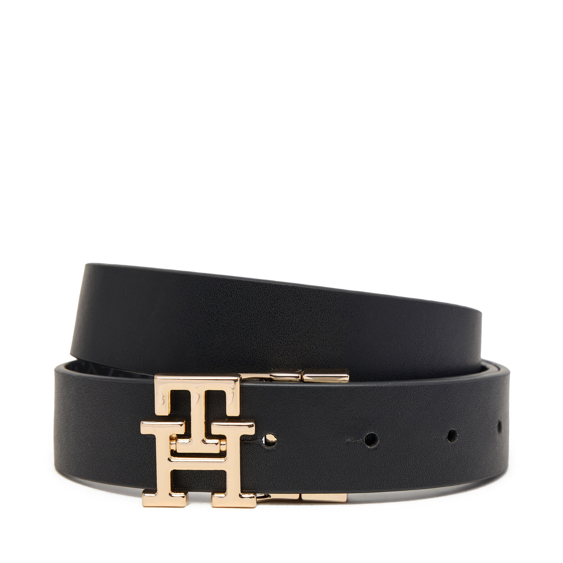 Tommy Hilfiger Ζώνη Γυναικεία Tommy Hilfiger Th Modern 3.0 Rev Mono AW0AW18019 Μαύρο