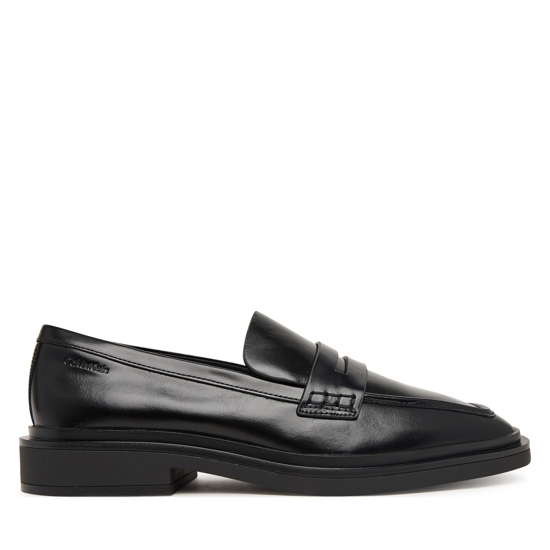 Лоуфъри Calvin Klein Square Loafer Lth HW0HW03183 Черен