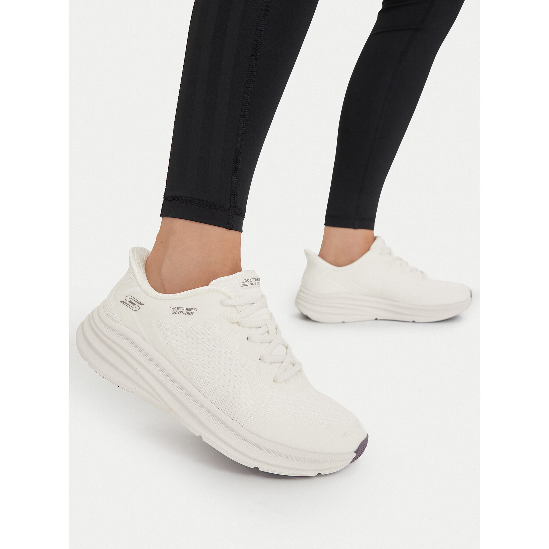 Sneakersy Skechers Bobs Skillz 117756/WHT Biela