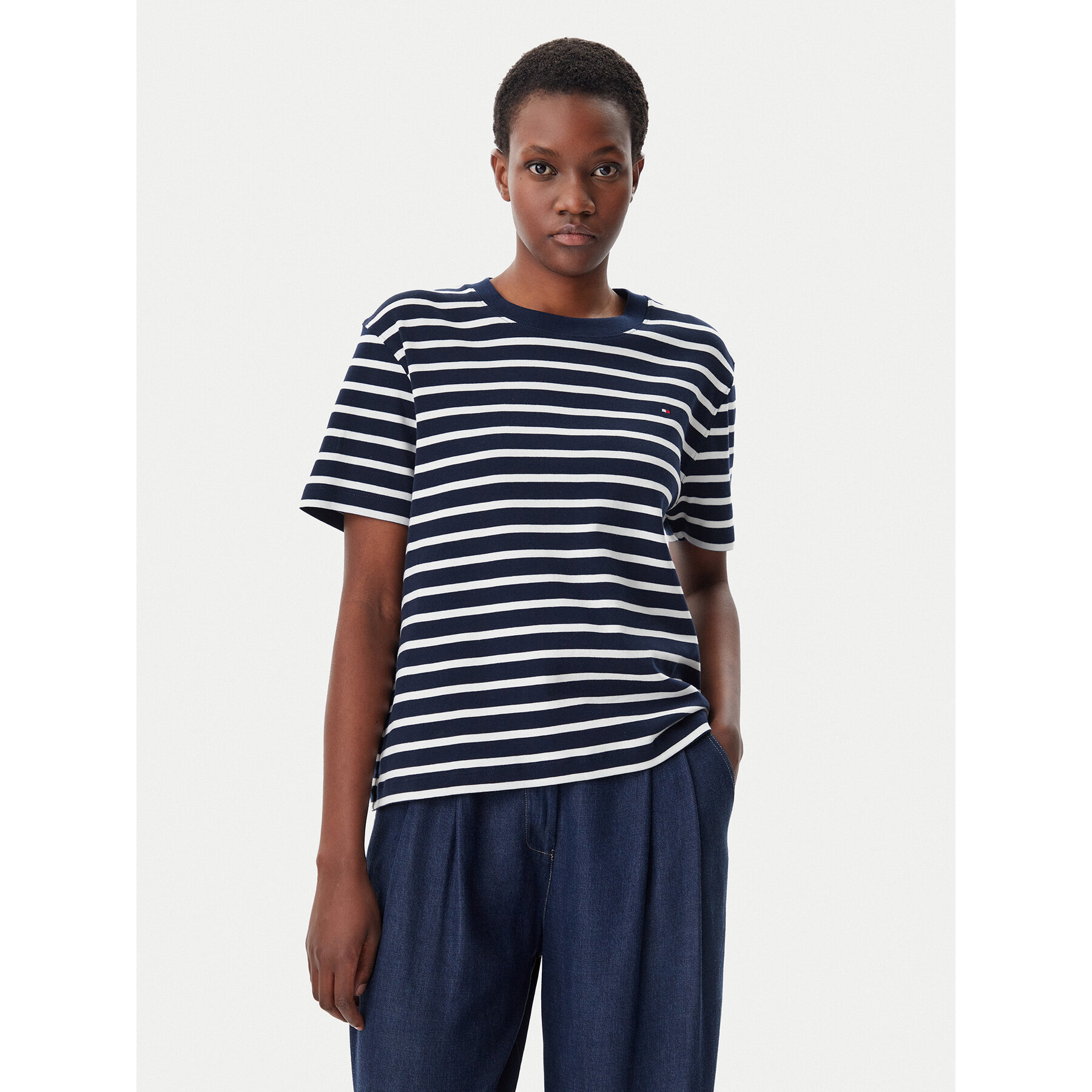 Tommy Hilfiger Póló Modern Cody WW0WW46158 Sötétkék Relaxed Fit
