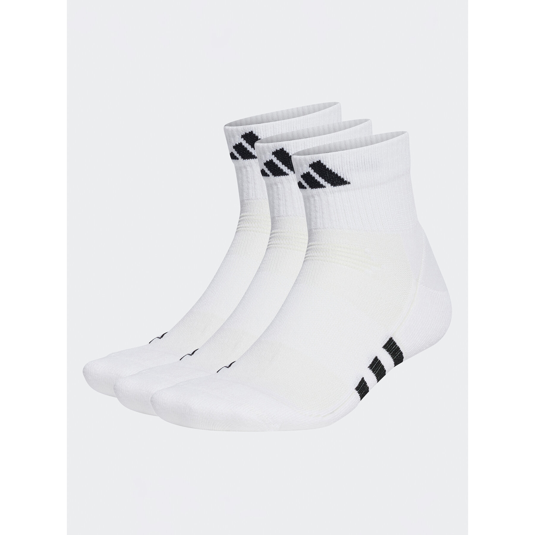 

Набір 3 пар низьких шкарпеток unisex adidas Mid-Cut Socks 3 Pairs HT3450 White/White/White, Білий