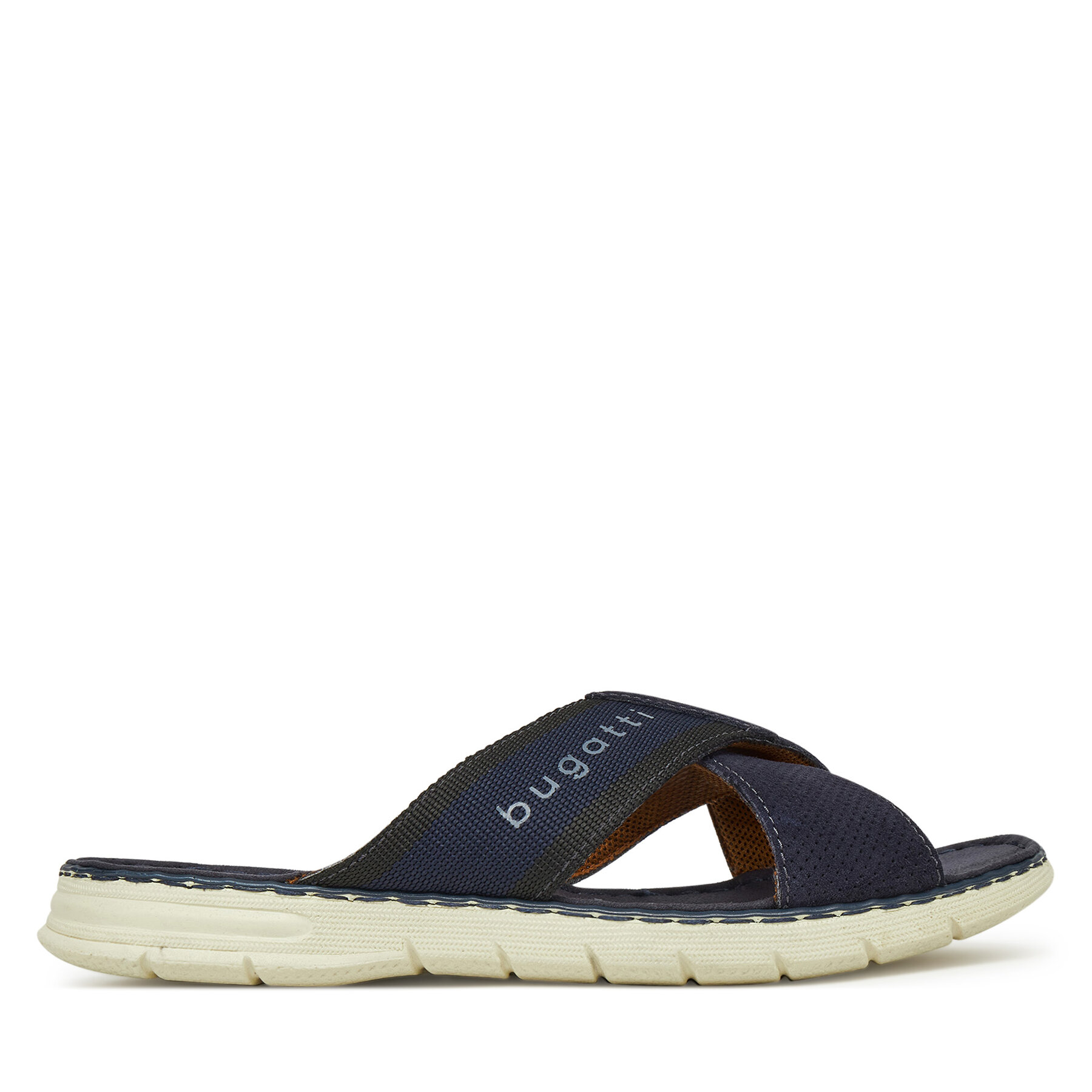 Herren Pantoletten Bugatti, Schuhgröße 43, Dunkelblau, 315-A3286-1469-4141