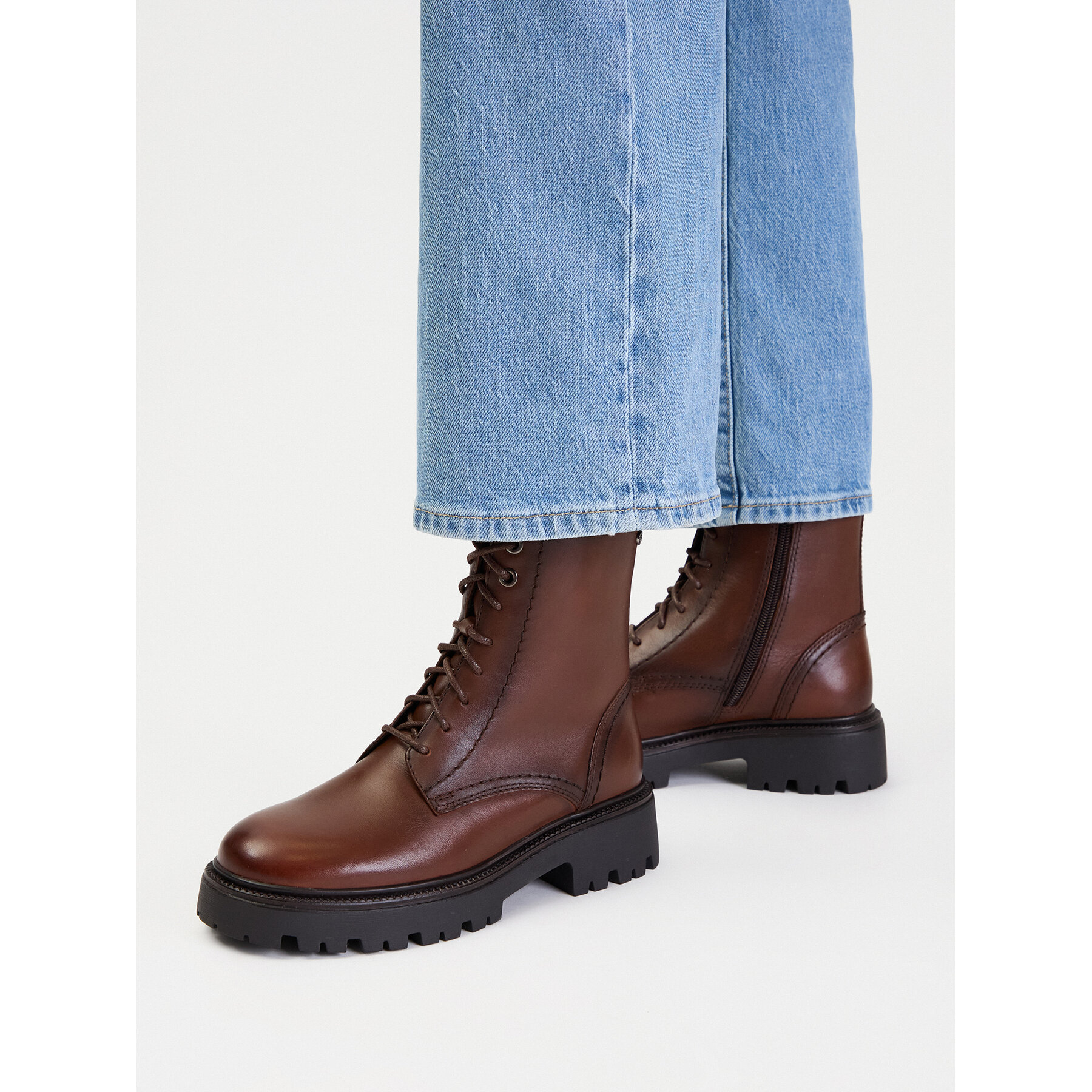 Auliniai batai Lasocki CEO-RST-58126-01 Tamsiai ruda
