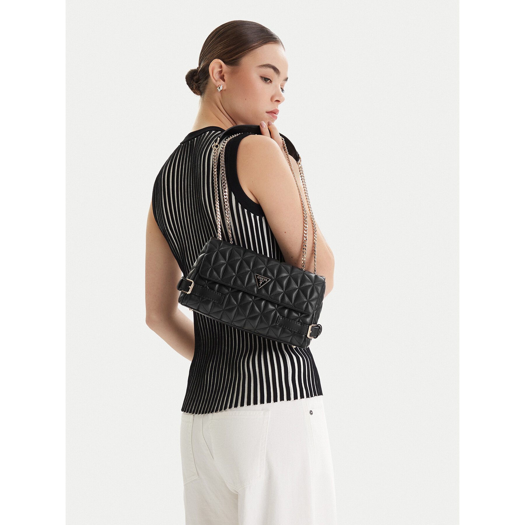 Дамска чанта Guess Paisleigh HWQG98 83210 Черен