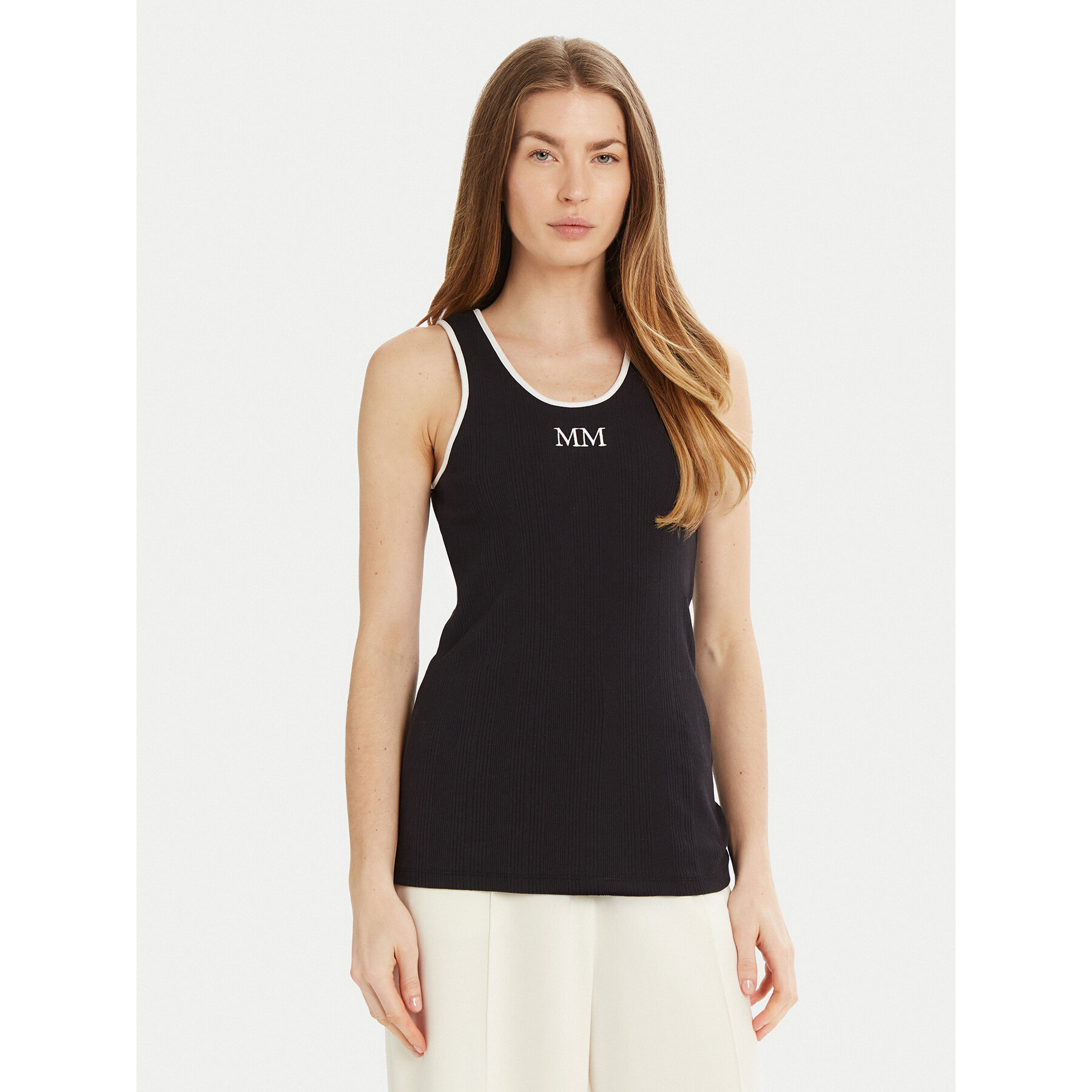Max Mara Leisure Felső Sax 2516941027 Sötétkék Slim Fit