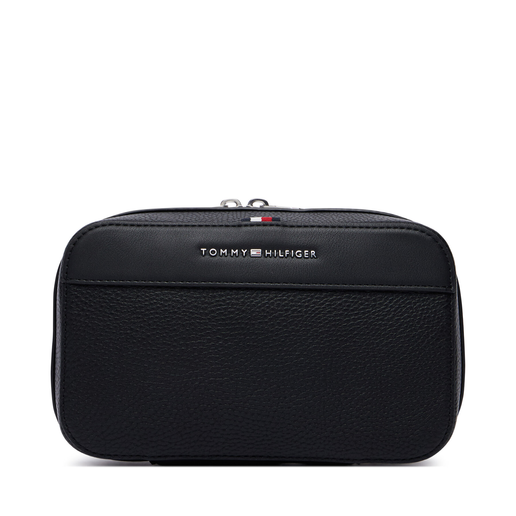 Kozmetická taštička Tommy Hilfiger Th Central Washbag AM0AM14824 Čierna
