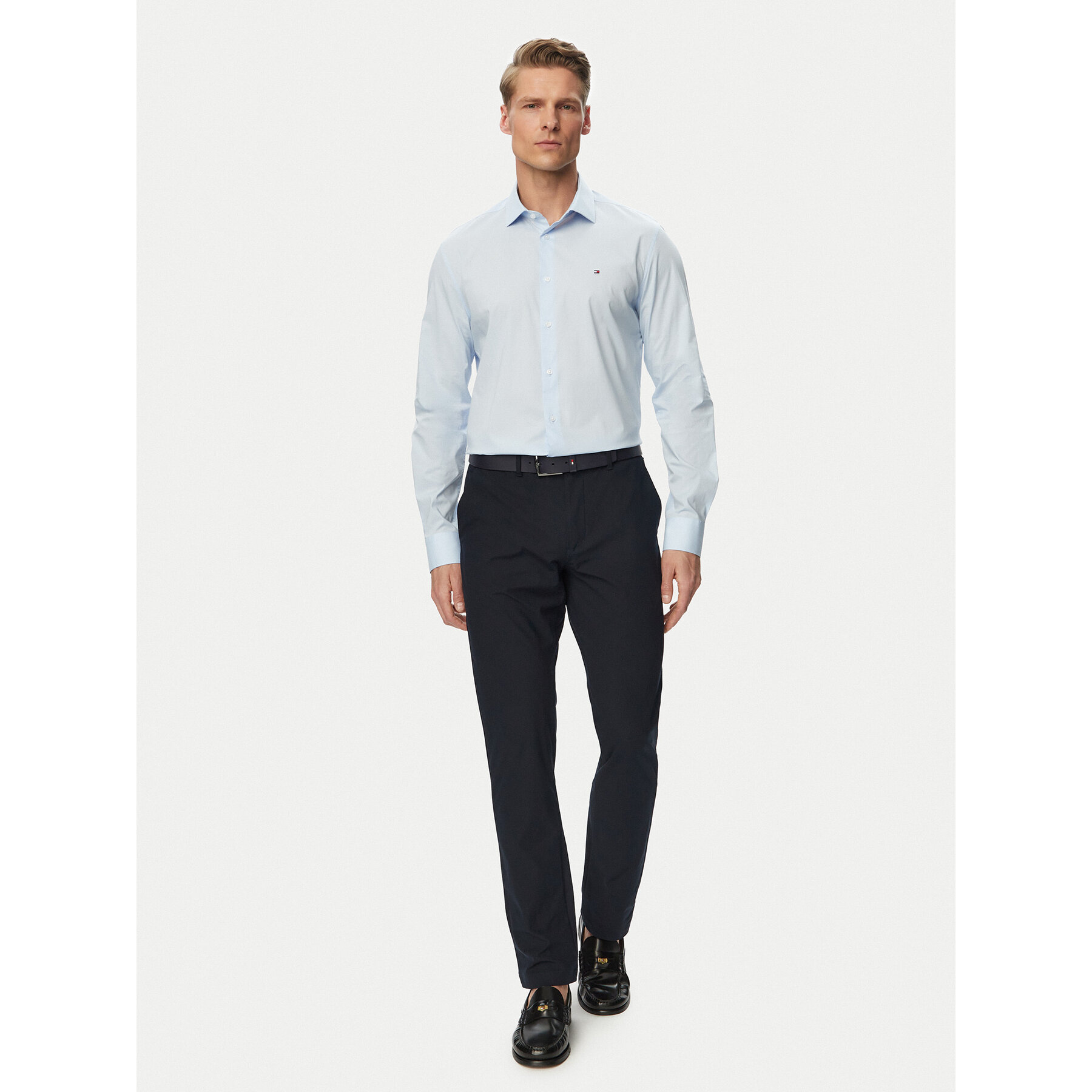 Tommy Hilfiger Hemd MW0MW38347 Himmelblau Slim Fit