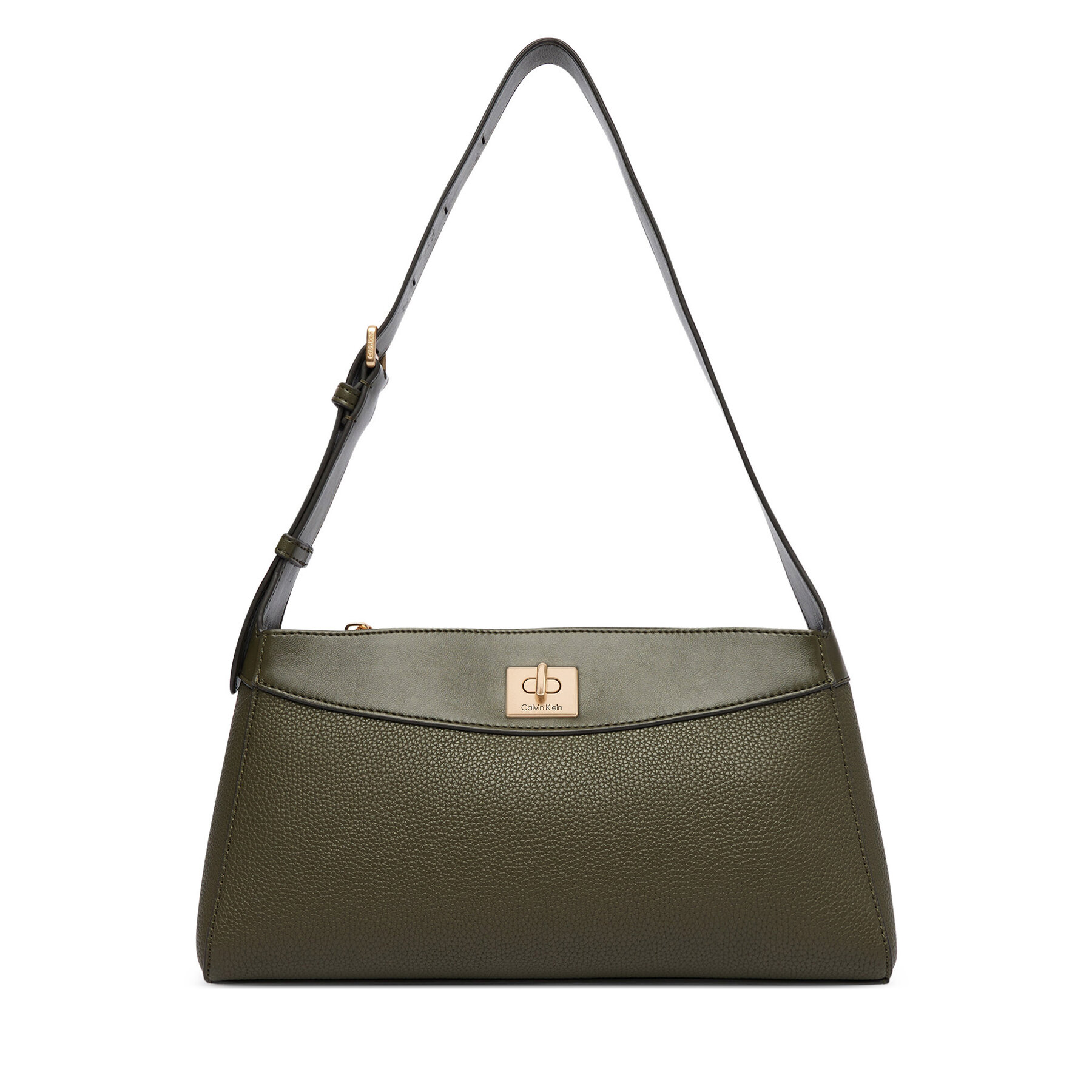 Torbica Calvin Klein Mix Media Shoulder Bag LV04F3886G Tamno zelena