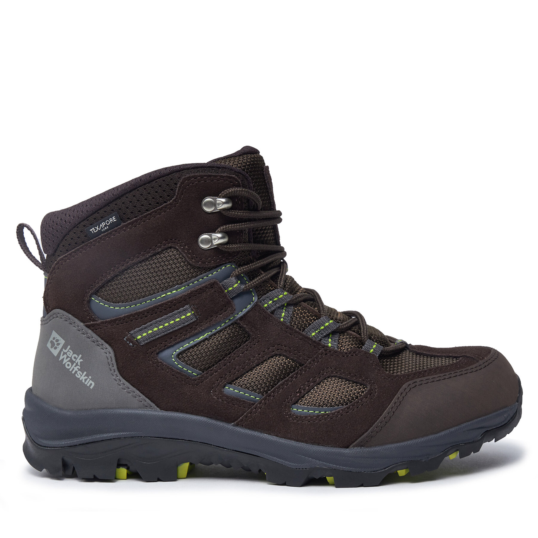 Herren Trekkingschuhe Jack Wolfskin, Schuhgröße 39_5, Braun, Vojo 3 Texapore Mid M 4042462