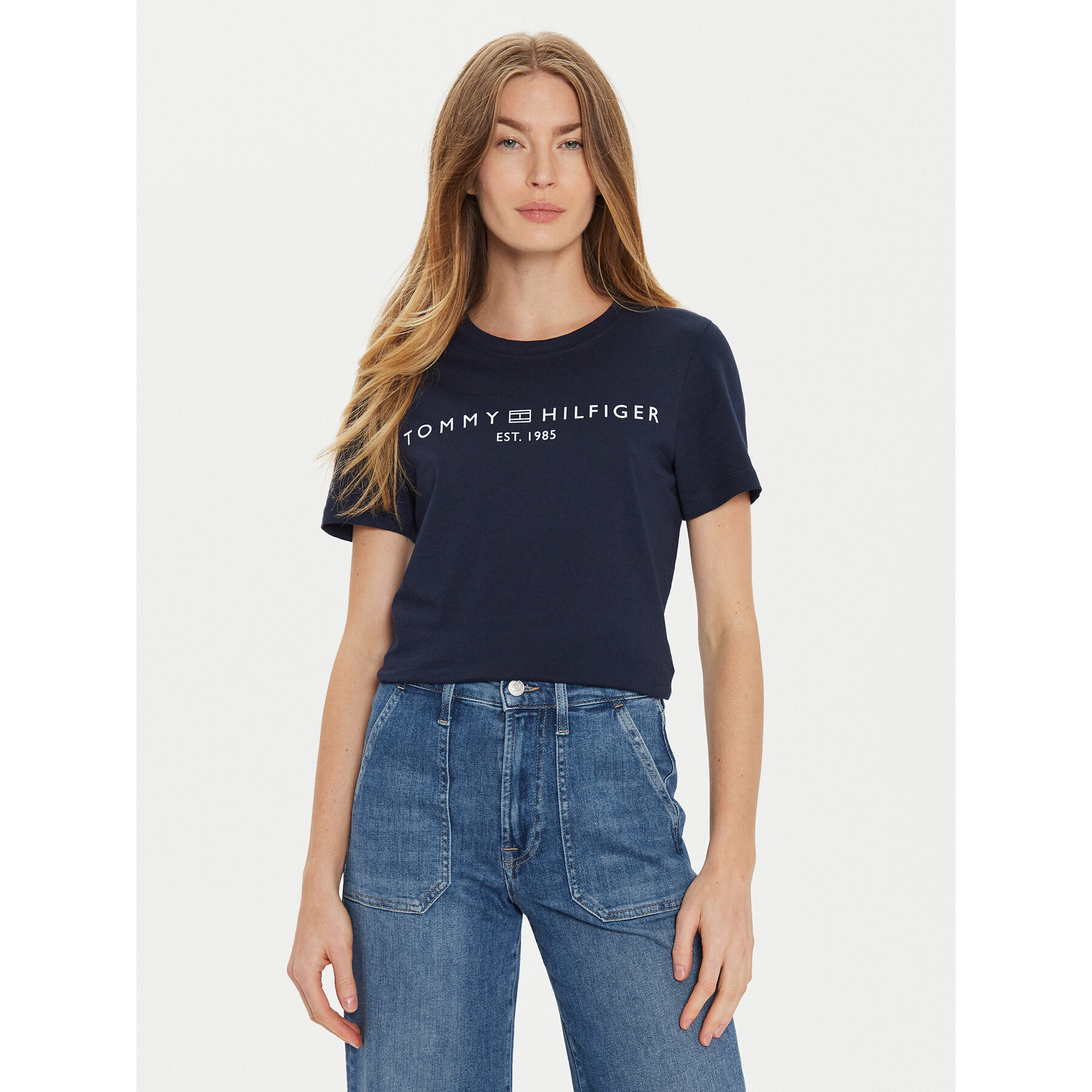 Tommy Hilfiger Póló WW0WW40276 Sötétkék Regular Fit