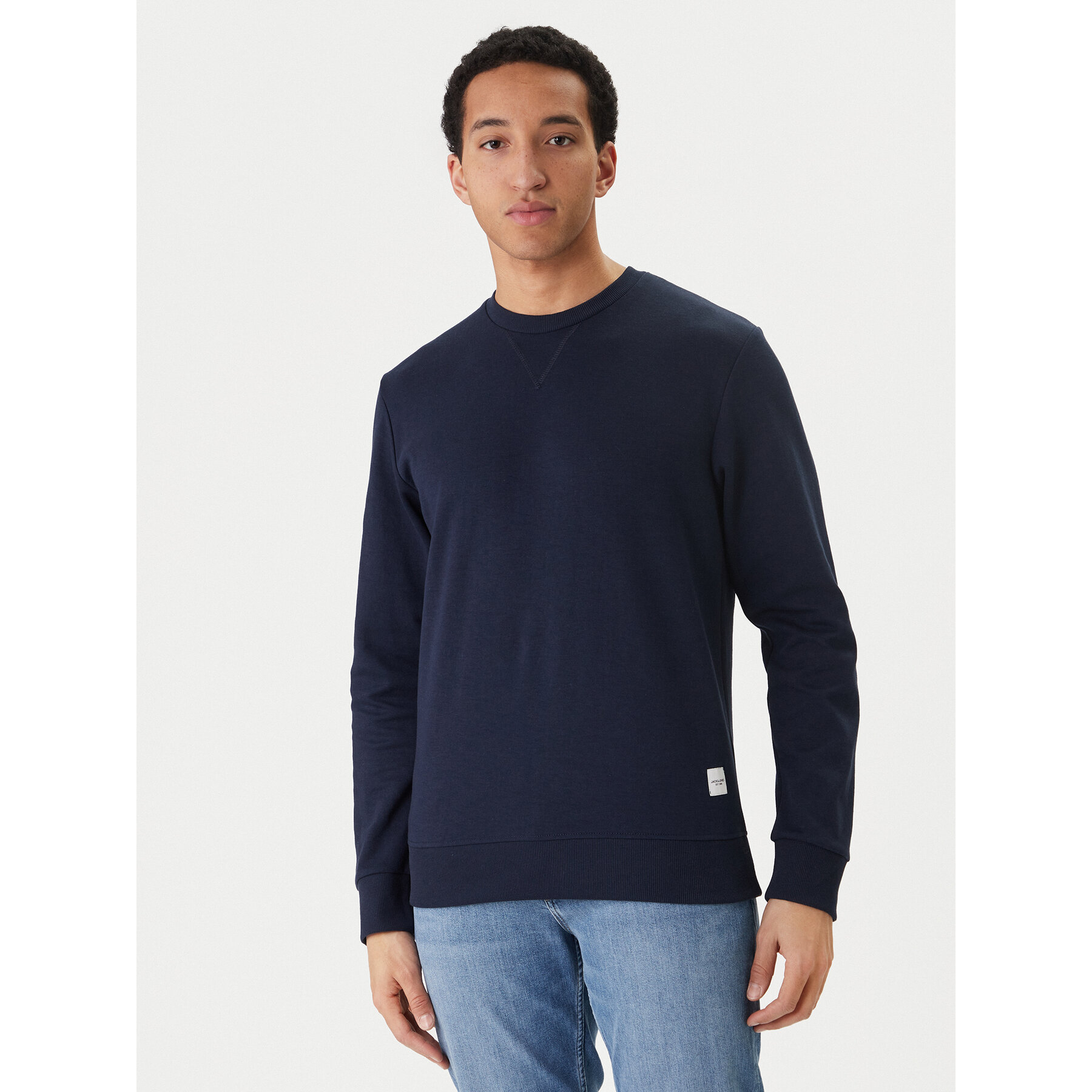 Jack & Jones Sweatshirt Basic 12181903 Dunkelblau Regular Fit