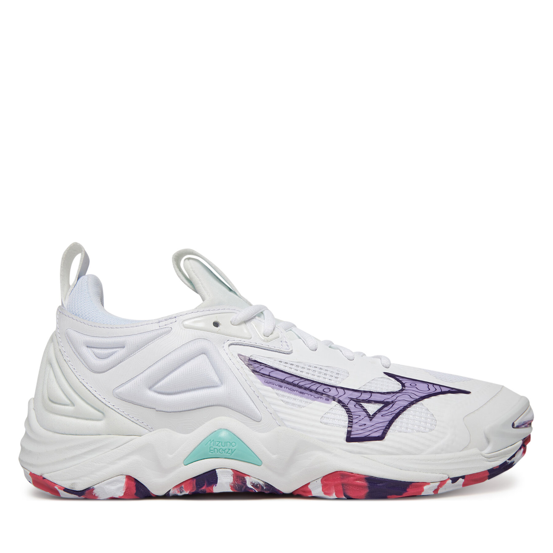 Unisex Halové topánky Mizuno, Rozmer: 42, Biela, Wave Momentum 3 V1GC2312