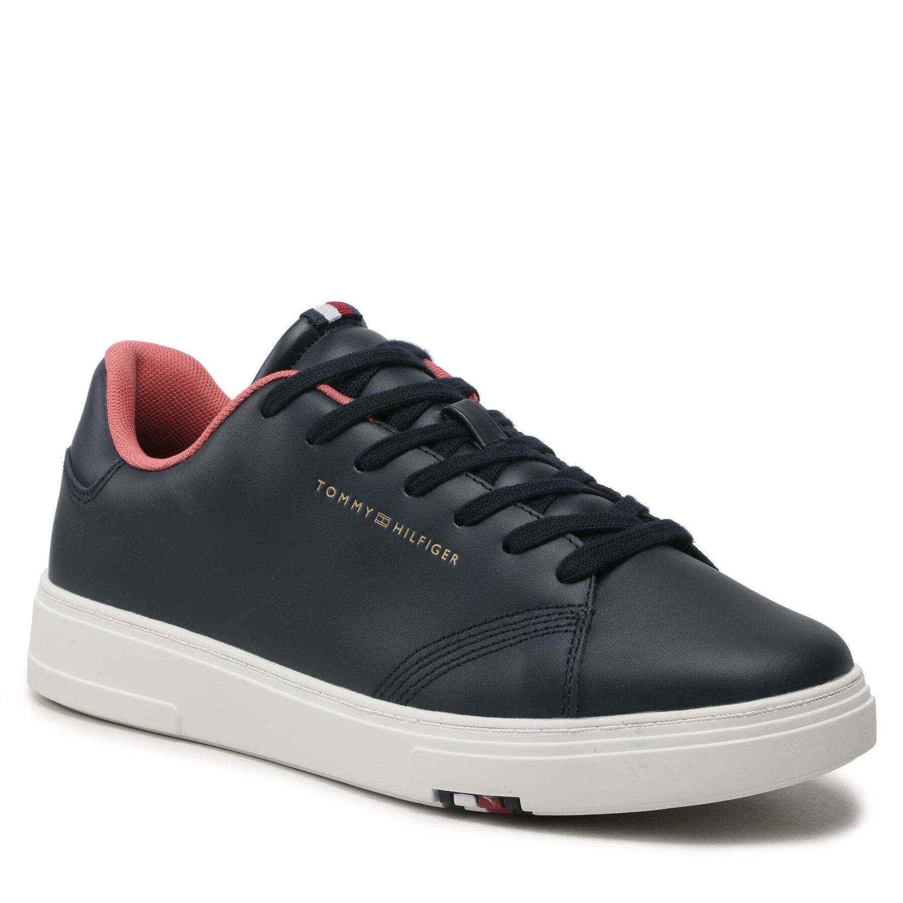 Sneakers Tommy Hilfiger Elevated Rbw Cupsole Leather FM0FM04487 Desert Sky DW5 Cupsole imagine noua