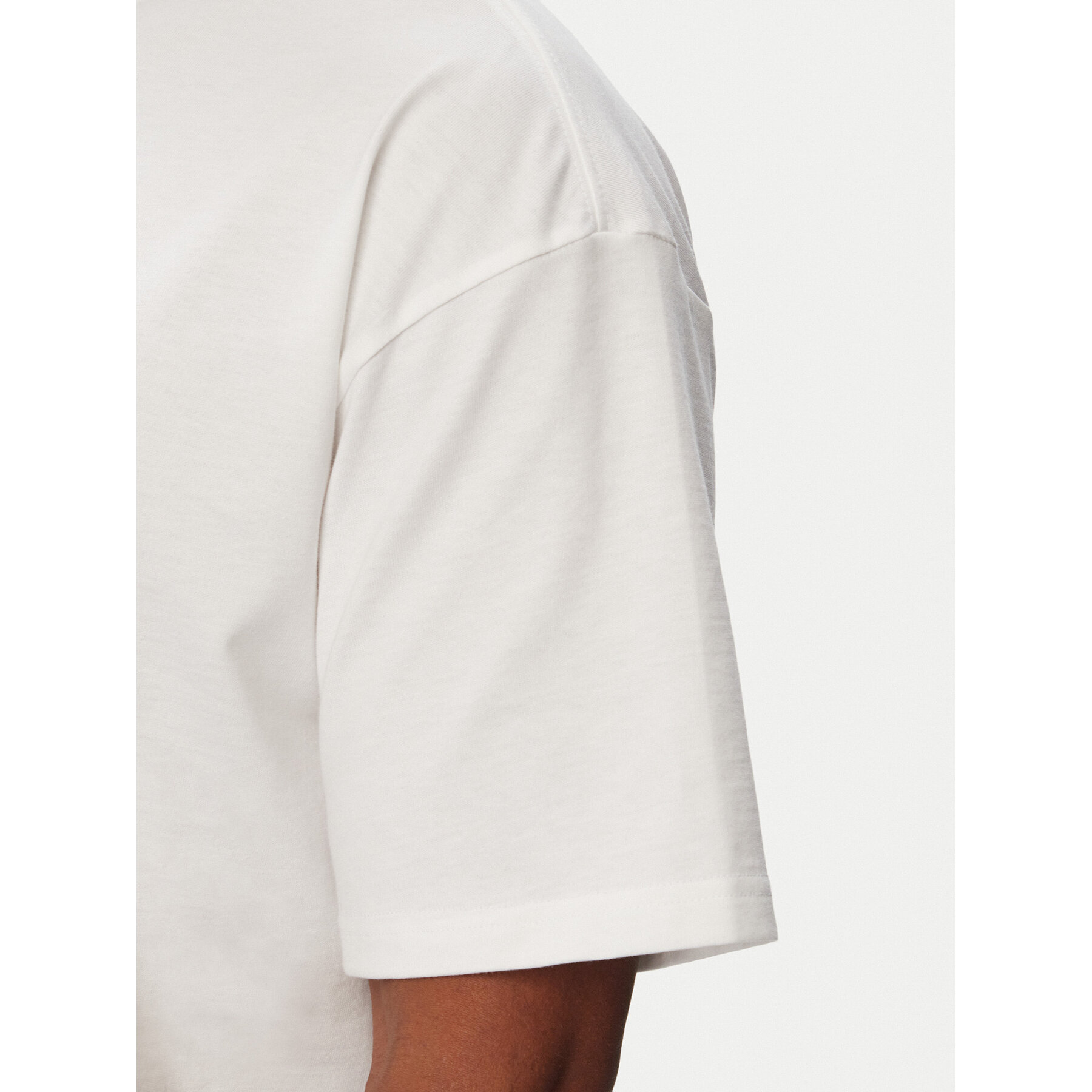 adidas T-Shirt Trefoil Essentials LooseI A7534 Λευκό Regular Fit